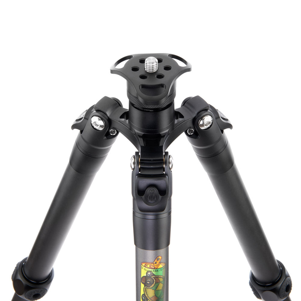 Legends Bucky Carbon Fiber Tripod System with AirHed VU Attachment - Professional Camera Support for Photography & Videography - Perfect for Outdoor Shoots, Studio Work, and Travel Filming