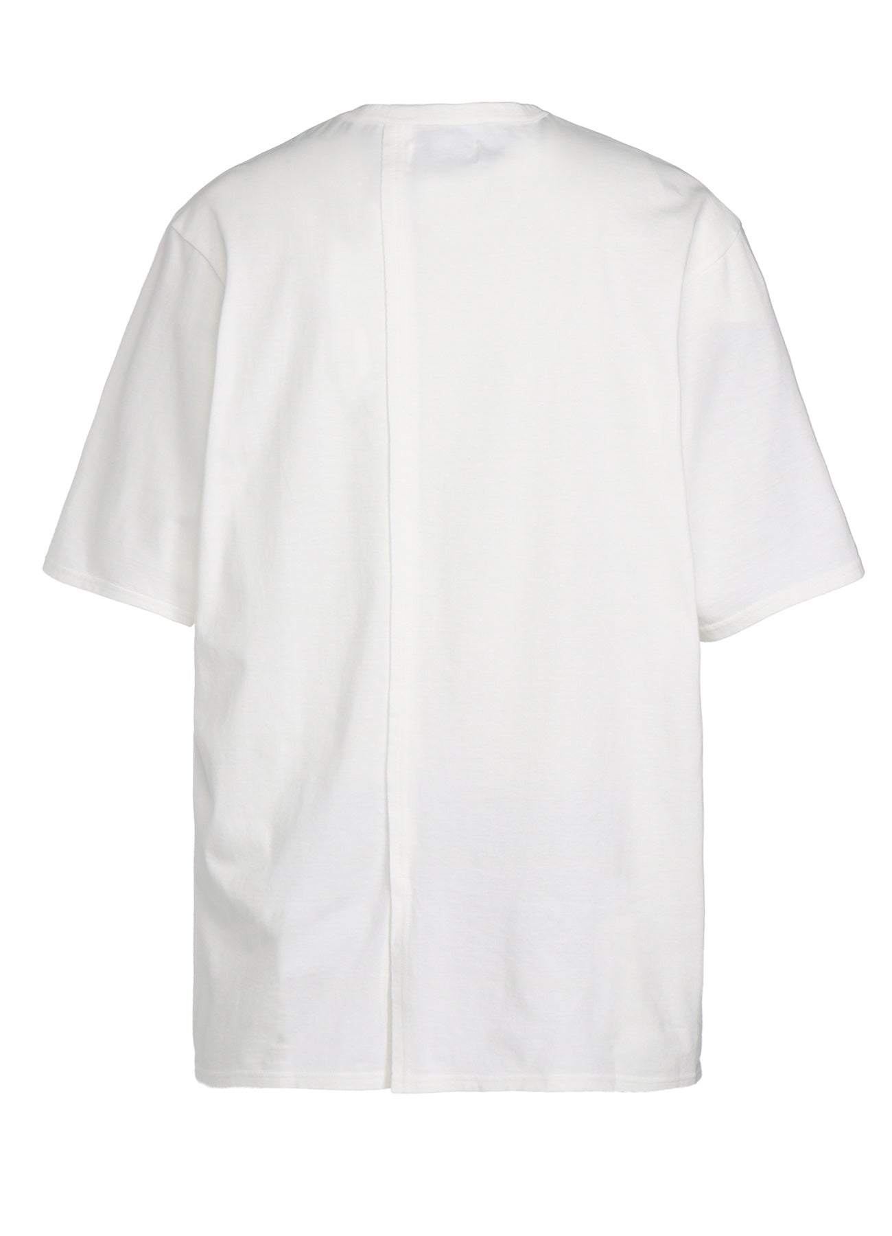 Premium Cotton Jersey Vertically Grafted T-Shirt with Side Hem Slits - Soft Breathable Tee for Casual Wear & Street Style Outfits