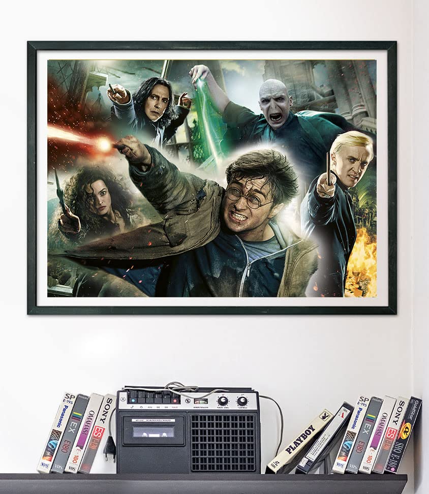 Harry Potter 1500-Piece Jigsaw Puzzle by Clementoni - Featuring Iconic Movie Characters (31690) | Perfect for Family Game Nights & Harry Potter Fans