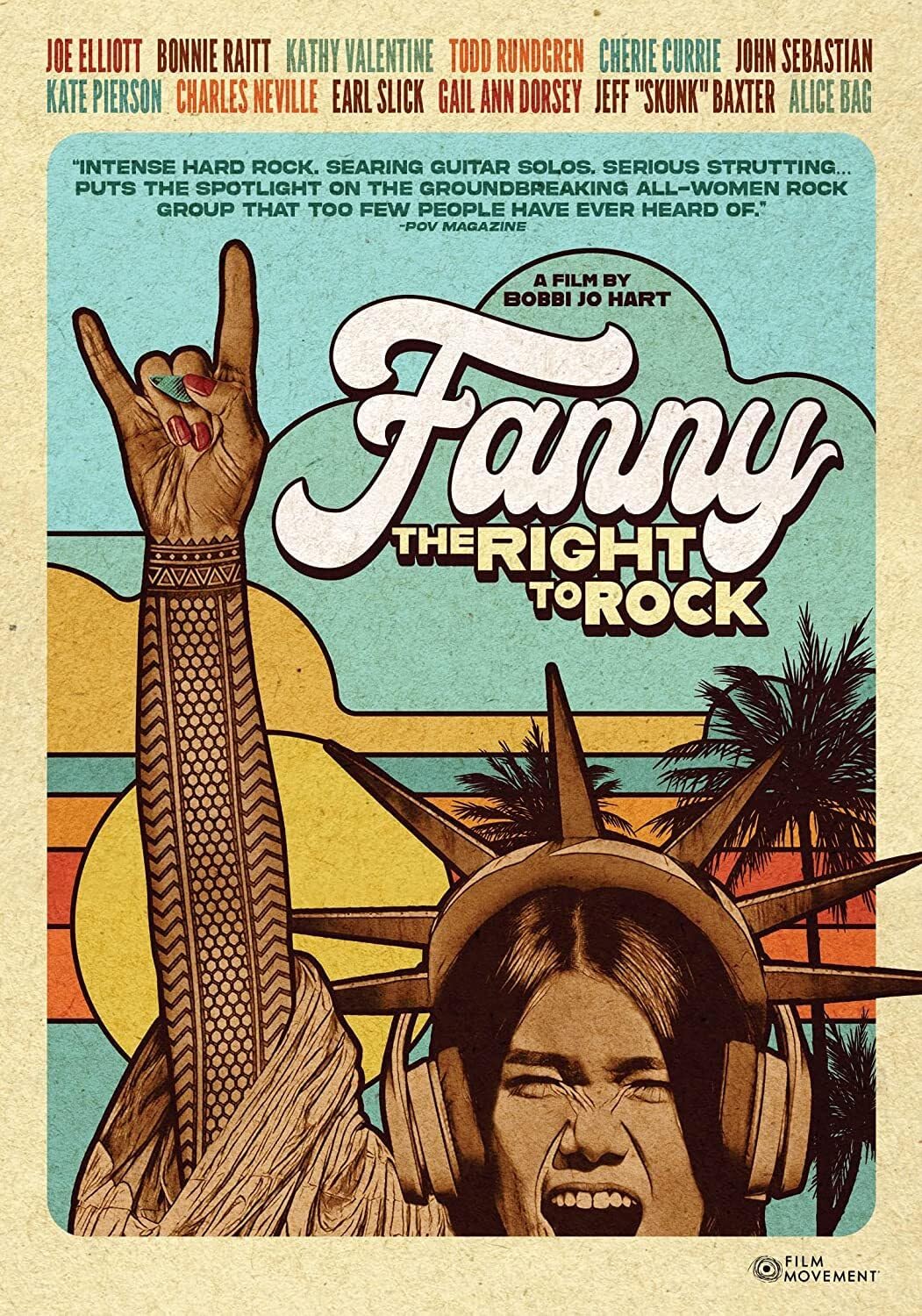 Fanny: The Right to Rock - Vintage Inspired Women's Fanny Pack for Concerts, Festivals & Outdoor Adventures