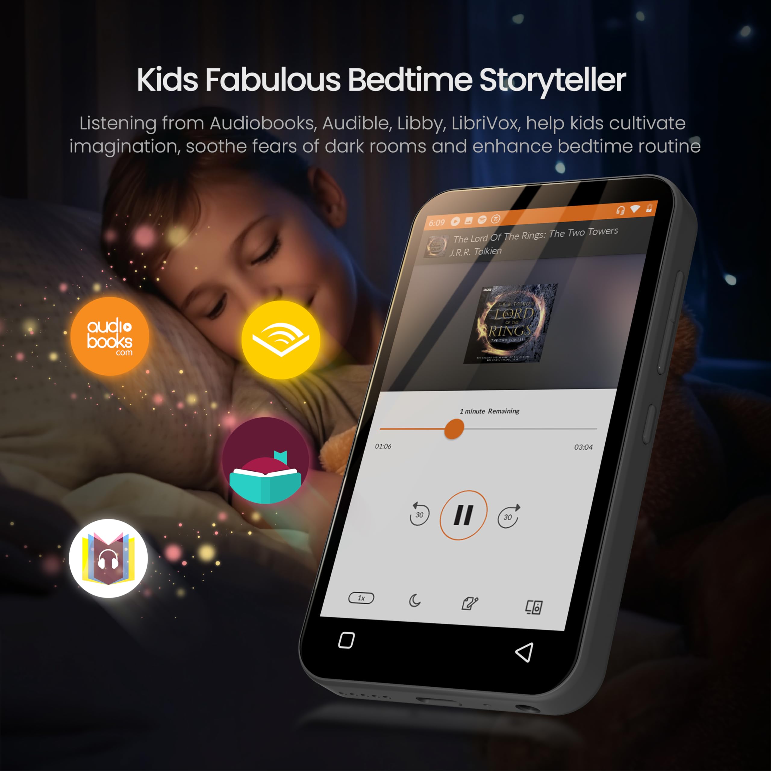 TIMMKOO Bluetooth WiFi MP3 Player for Kids - 4