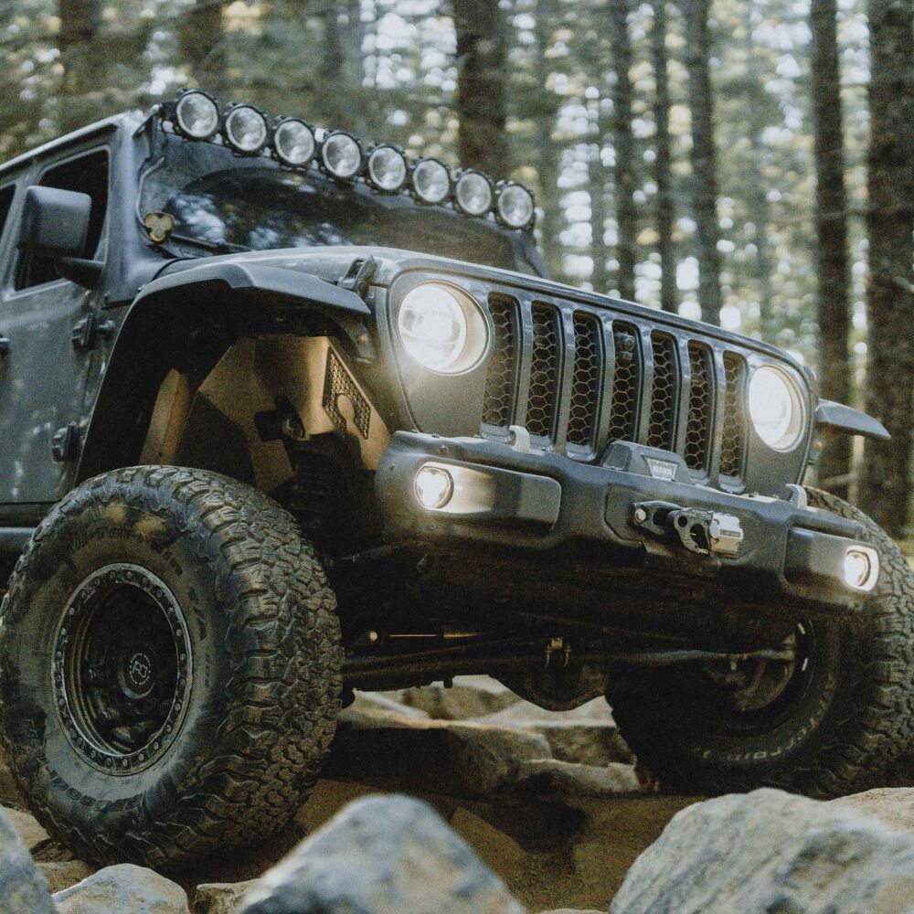 FLEX ERA® 3 Dual Mode SAE Fog LED Light Pods - 2 Light Master Kit for Off-Road Trucks & Jeeps - Perfect for Night Driving & Adventure