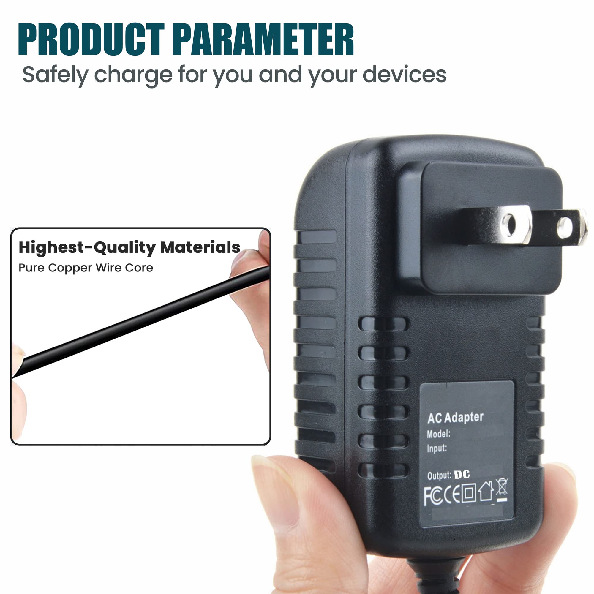Original Title: Replacement Charger for Nextbook Tablet AC Adapter Charger DYS DYS122-050200W-1   Optimized Title: **Nextbook Tablet Replacement AC Adapter Charger (Model DYS122-050200W-1) - 5V 2A Power Supply for Home, Office & Travel**