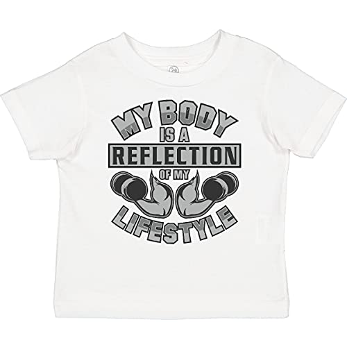 Inktastic Workout Fitness Exercise Apparel Toddler T-Shirt - Cute Gym & Playtime Outfit for Active Kids