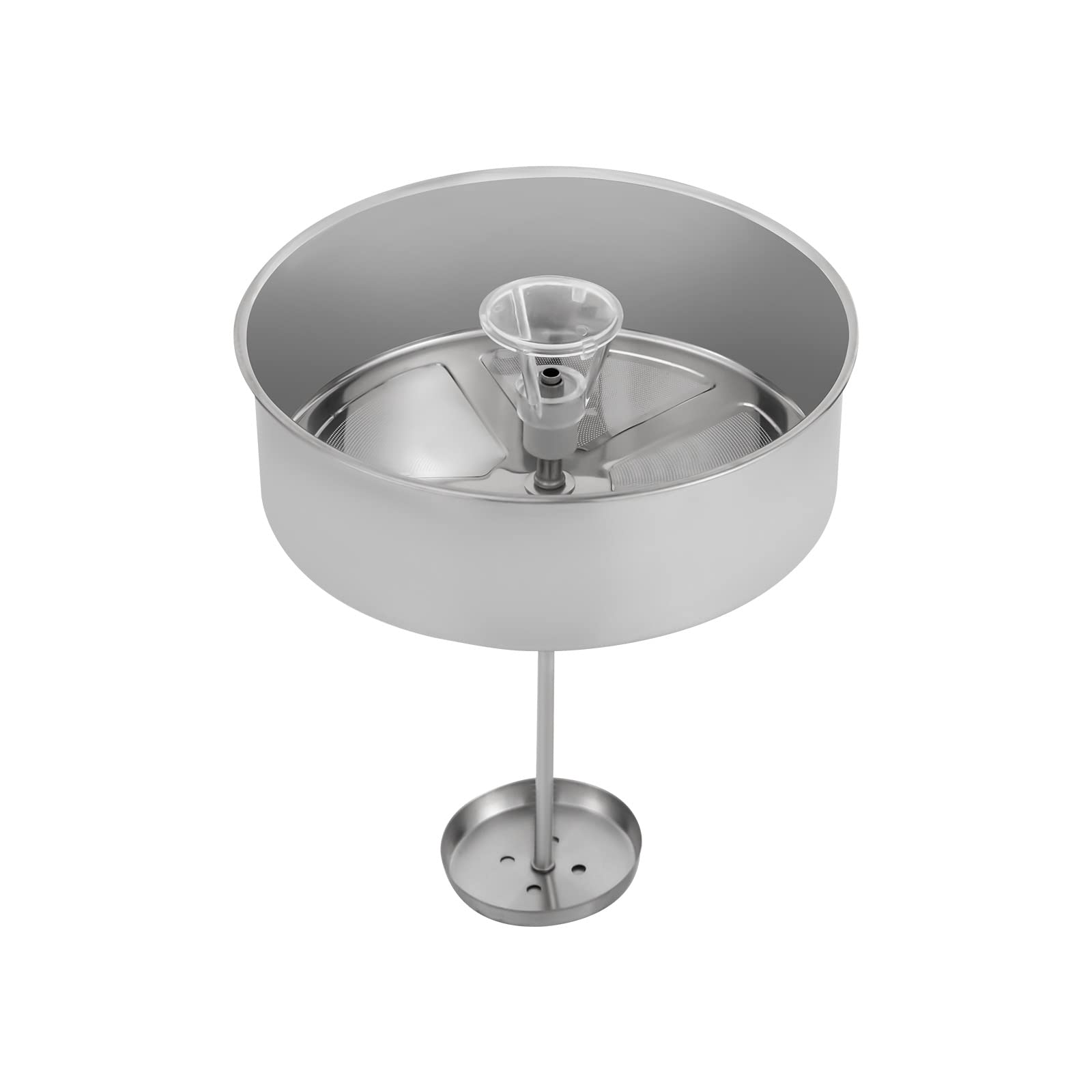 Commercial 304 Stainless Steel Coffee Urn - 50 Cup Large Capacity Coffee Maker with Plastic Filter, Double-Wall Insulation for Heat Retention, 8L (1KW) - Perfect for Offices, Catering Events, and Large Gatherings
