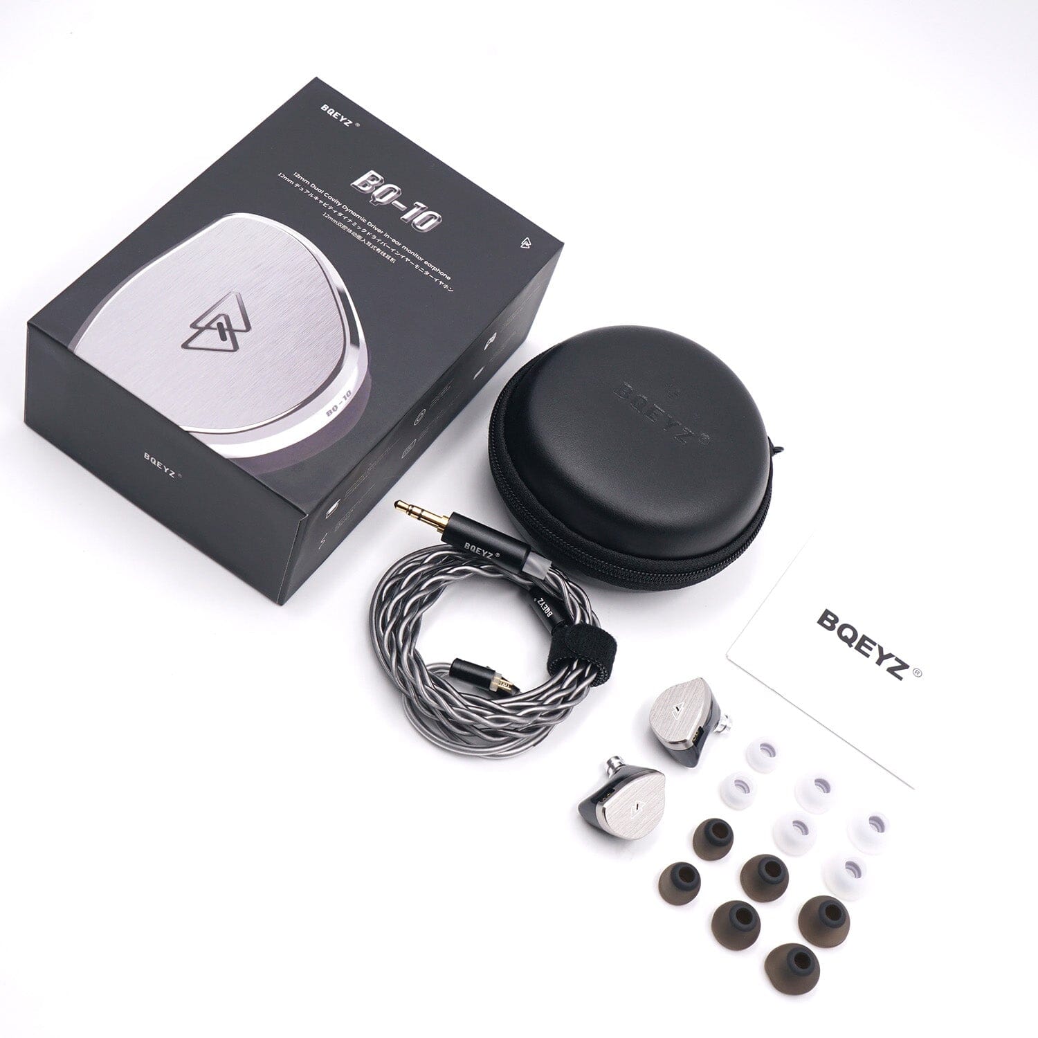 BQEYZ BQ10 12mm Dual Cavity Dynamic Driver HiFi In-Ear Earphones with Deep Bass - Perfect for Music Lovers, Audiophiles & Gaming Enthusiasts