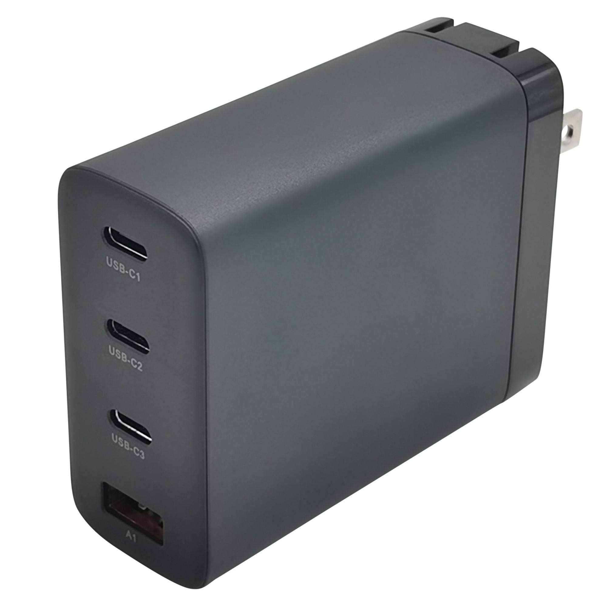 BoxWave 100W GaN PD Fast Charger for Nintendo Switch Lite - Compact USB-C & USB-A Wall Charger (Jet Black) | Portable Gaming Charger for Travel, Home & Office Use