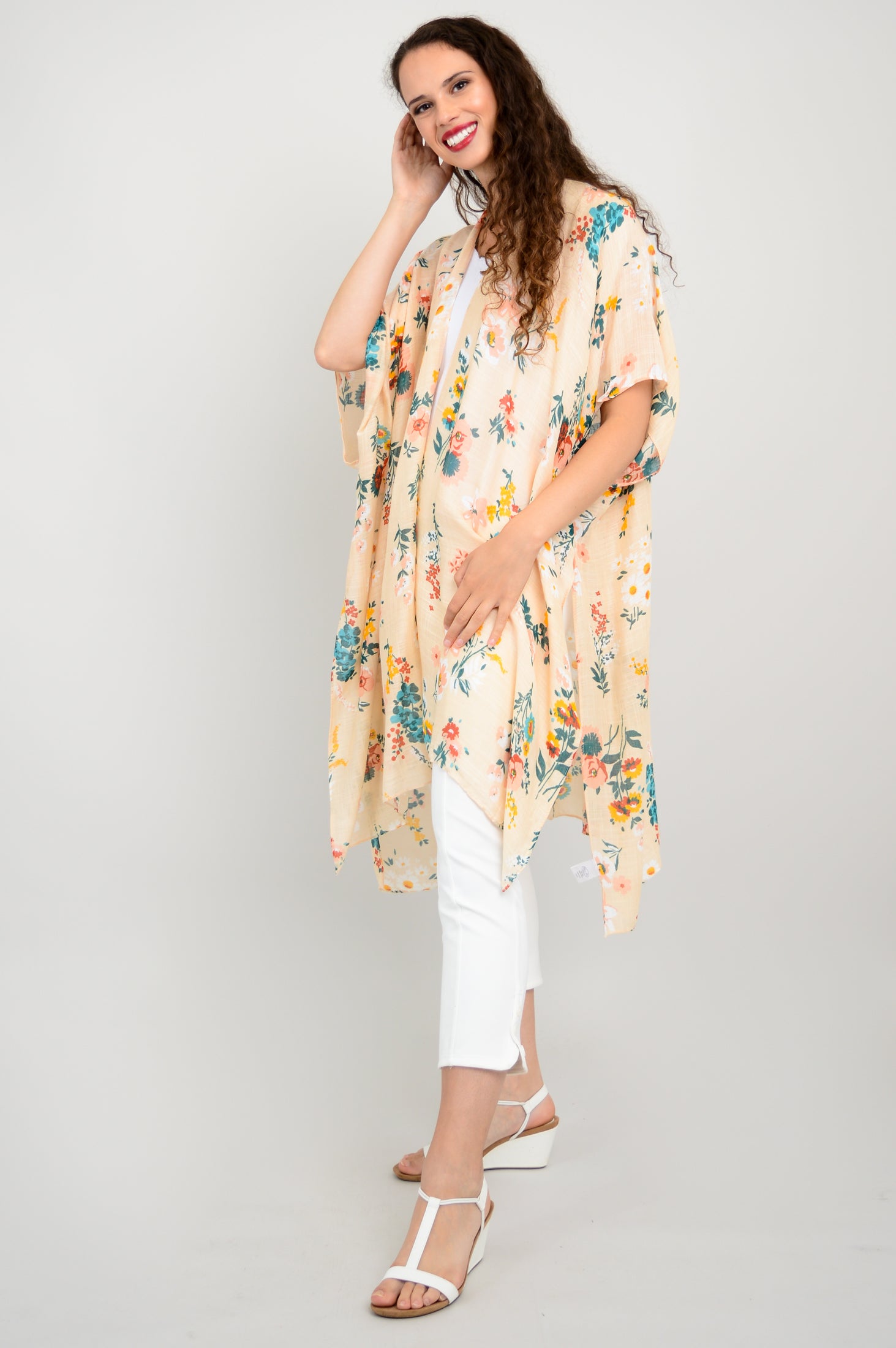 Darcy Floral Print Maxi Dress for Women - Spring Picnic Sundress, One Size, Boho Chic Summer Dress for Beach Vacation, Garden Party & Outdoor Activities
