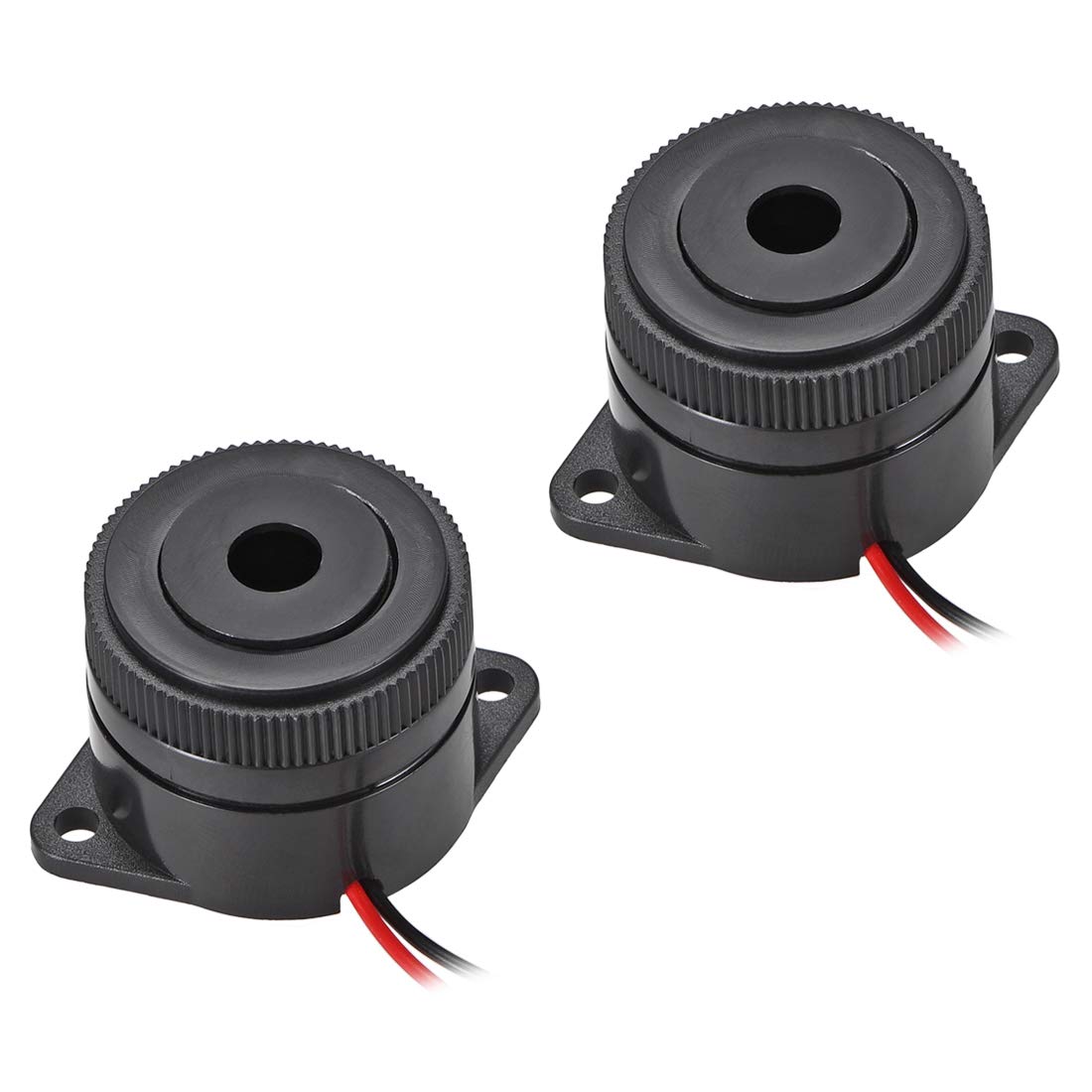 uxcell 2 Pcs DC 12V Active Electronic Buzzer Alarm - 90dB Continuous Beep Sounder Speaker for Security Systems, DIY Projects & Industrial Equipment