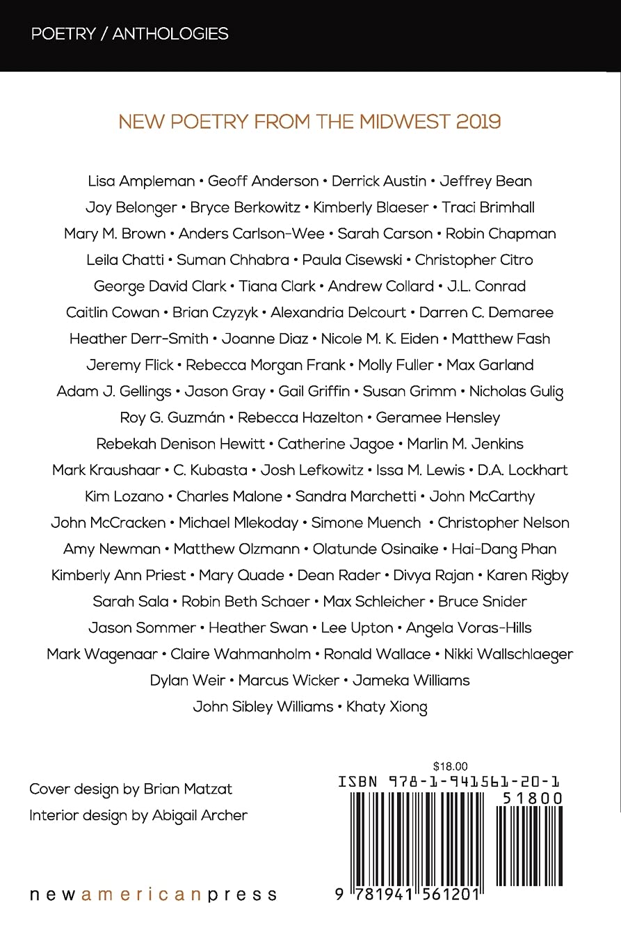 New Poetry from the Midwest 2019 - Contemporary American Poetry Collection - Perfect for Book Clubs, Literary Enthusiasts & Gift Giving