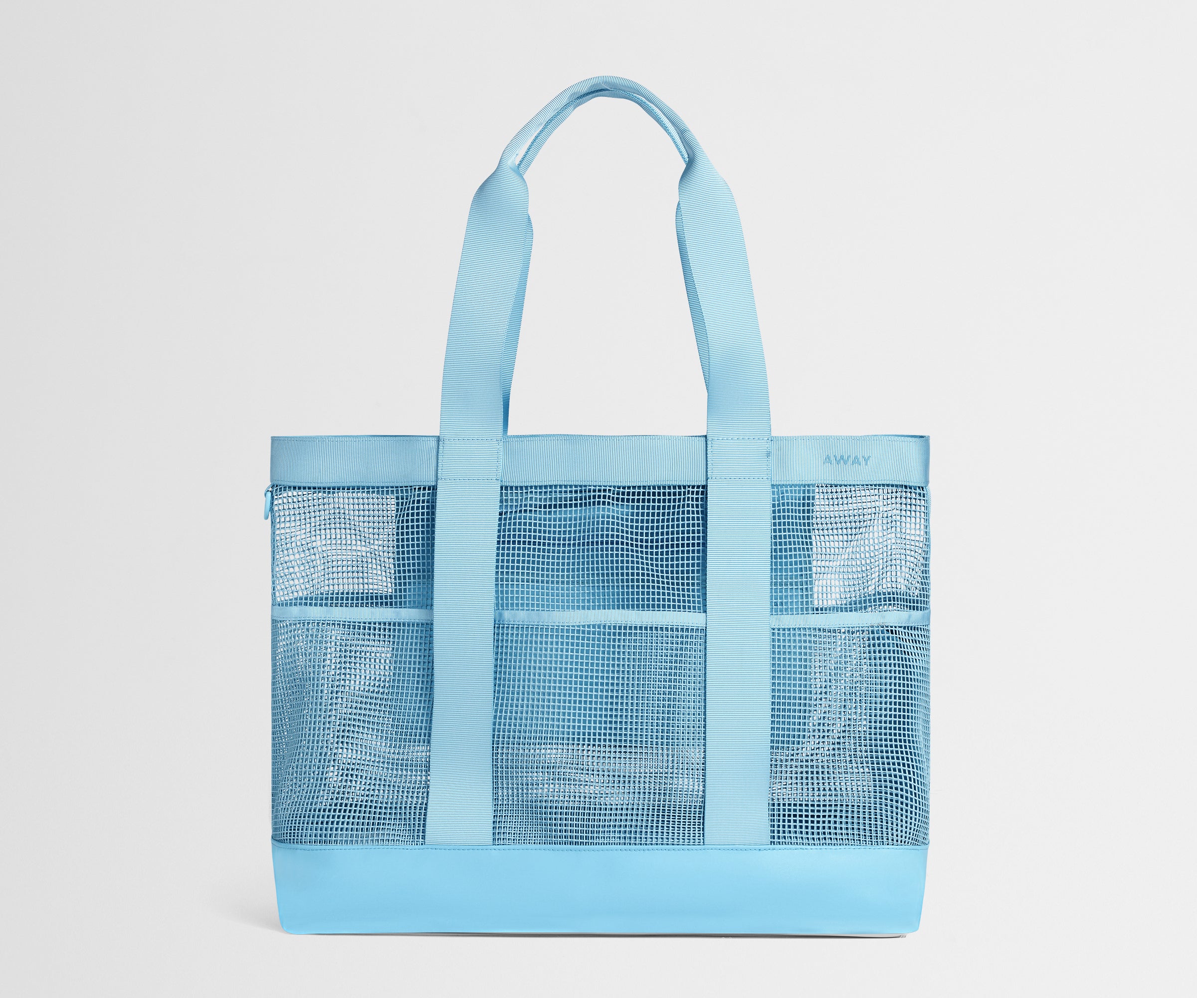 Stylish Seaside Blue Beach Tote Bag - Large Waterproof Summer Tote for Women - Perfect for Beach Trips, Poolside Lounging & Vacation Essentials