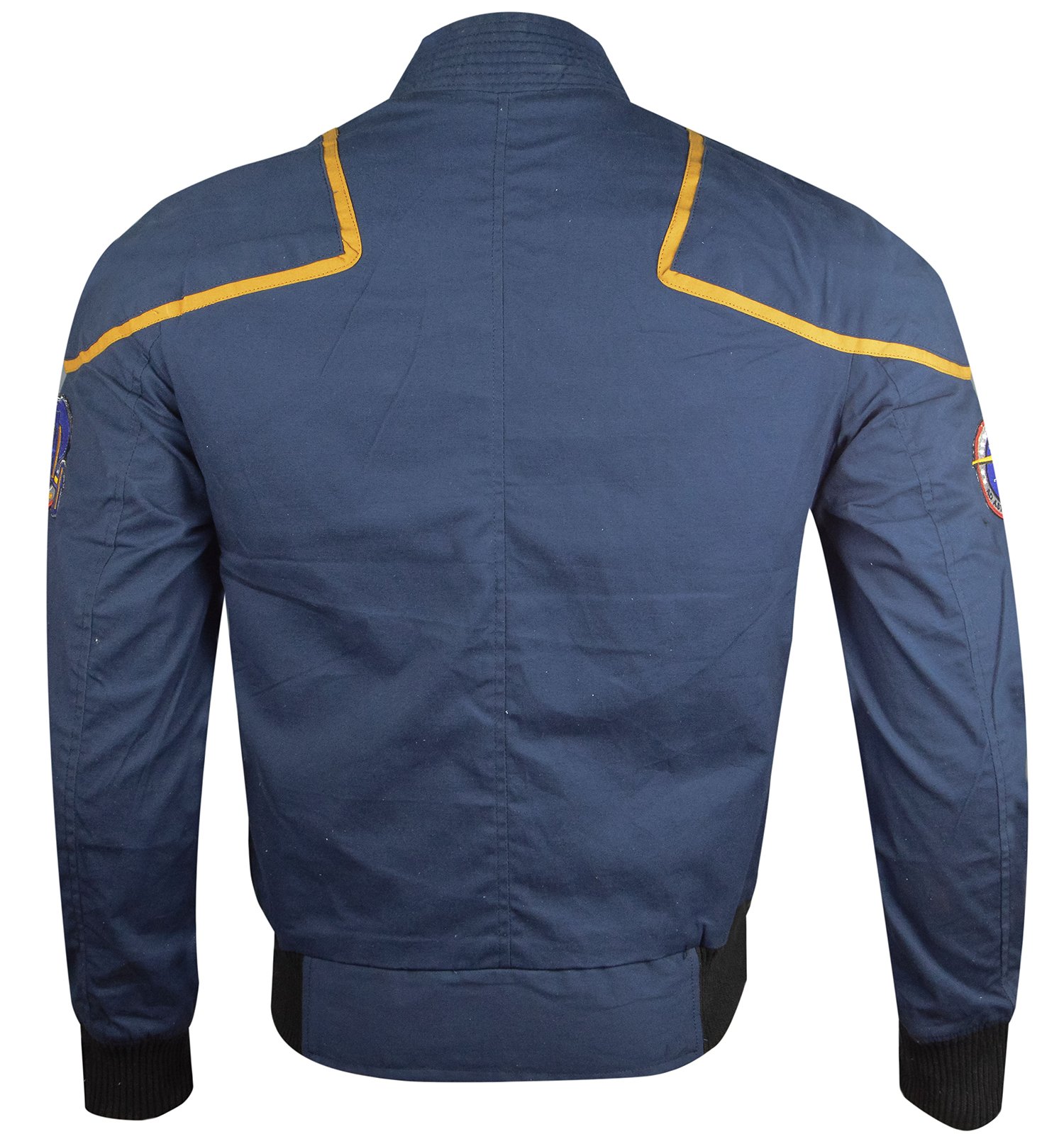 FDR Space Pilot Uniform Star Trek Jacket - Blue Cosplay Costume for Halloween, Sci-Fi Conventions & Themed Parties