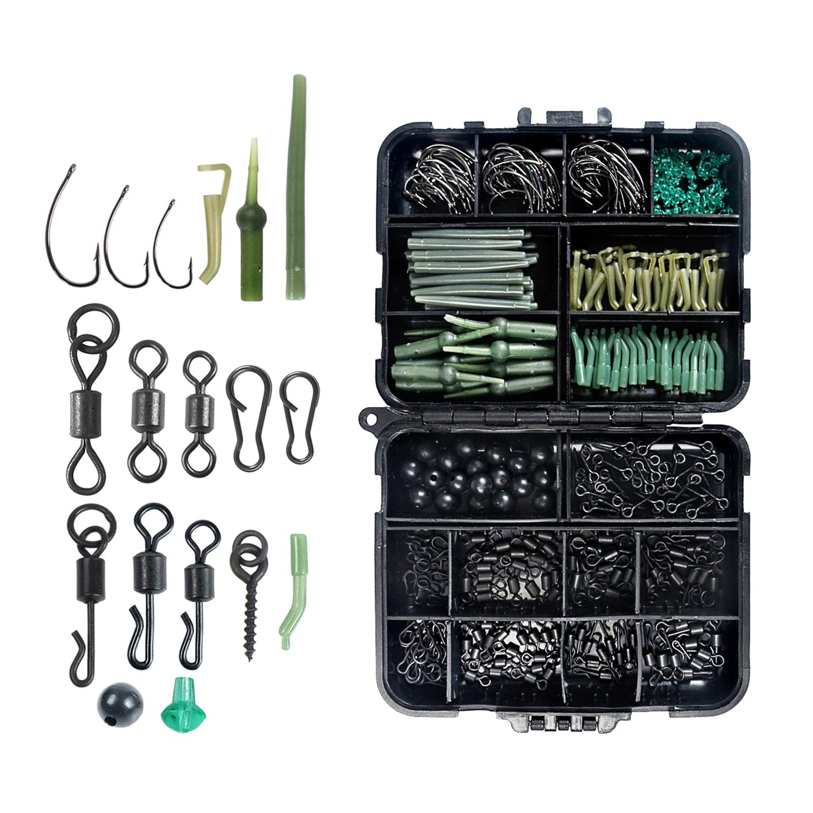 Esquirla 420x Fishing Tackle Kit with Stop Beads & Swivel - Prevent Line Rolling for Saltwater & Freshwater Anglers - Perfect for Surf Fishing, Pier Fishing, and Boat Fishing
