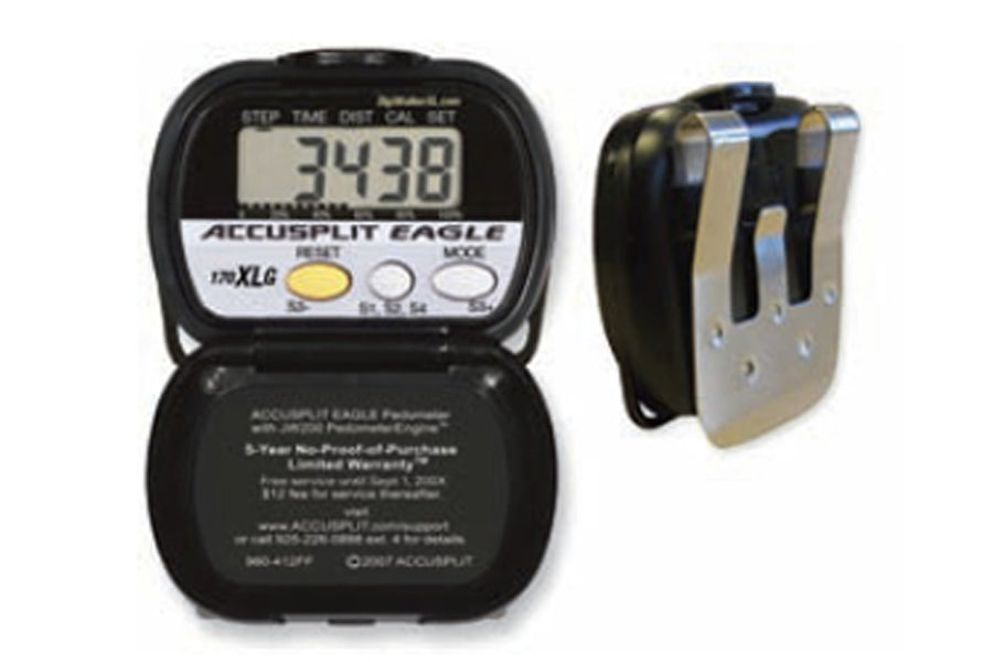 Accusplit Eagle Calorie Counter Pedometer - Step Tracker with Distance & Calorie Burn for Walking, Running & Fitness Tracking - Perfect for Weight Loss & Active Lifestyle