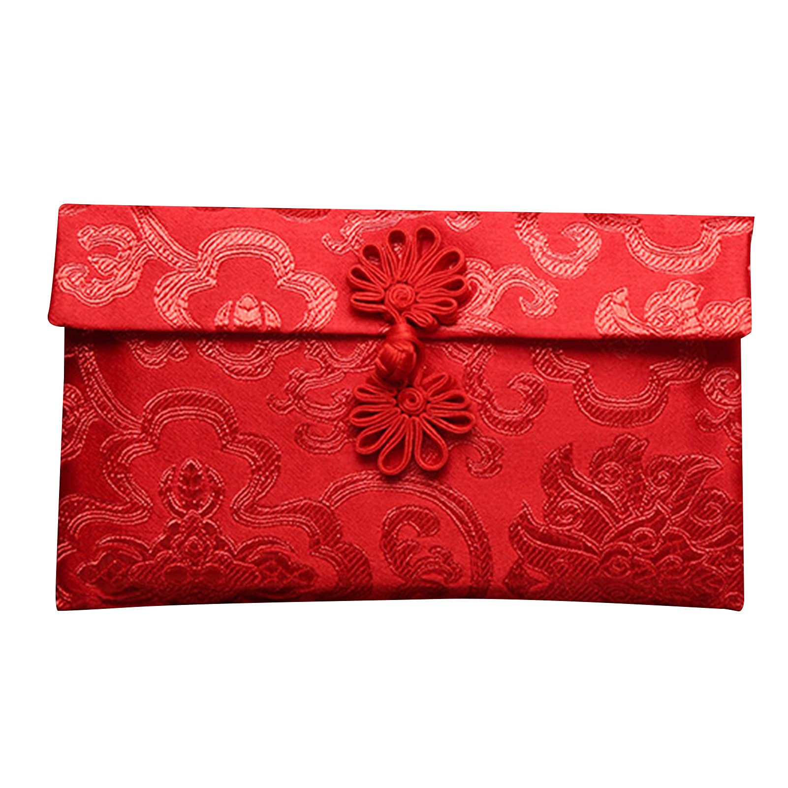 Premium Chinese Red Envelopes for Weddings & New Year - Elegant Fabric Gift Card Holders with Delicate Texture & Vibrant Colors | Perfect for Cash Gifts, Blessings, and Special Occasions