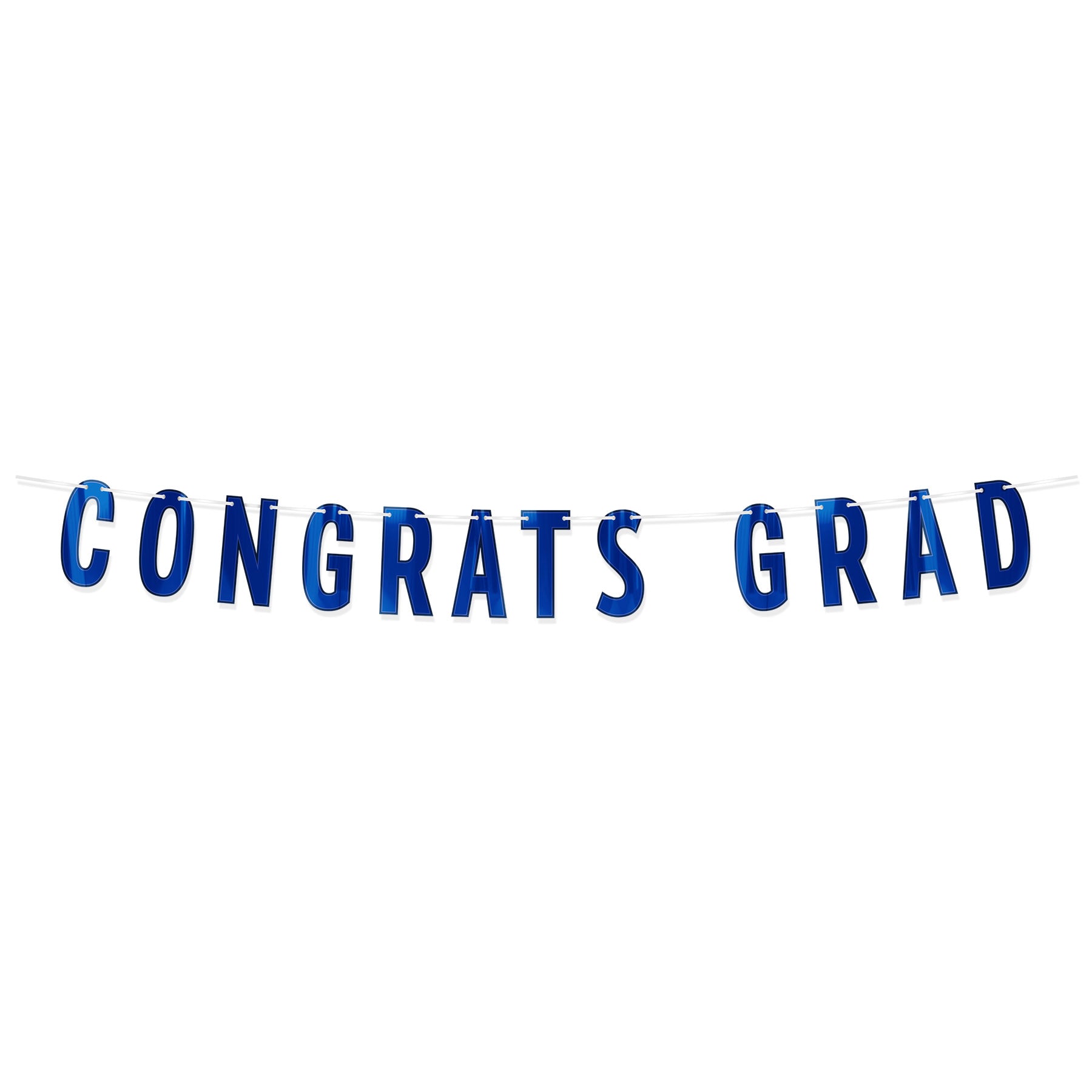12 Pack Beistle Blue Foil Graduation Streamers - Congratulations Grad Party Decorations for Graduation Ceremony, School Events & Celebration Decor