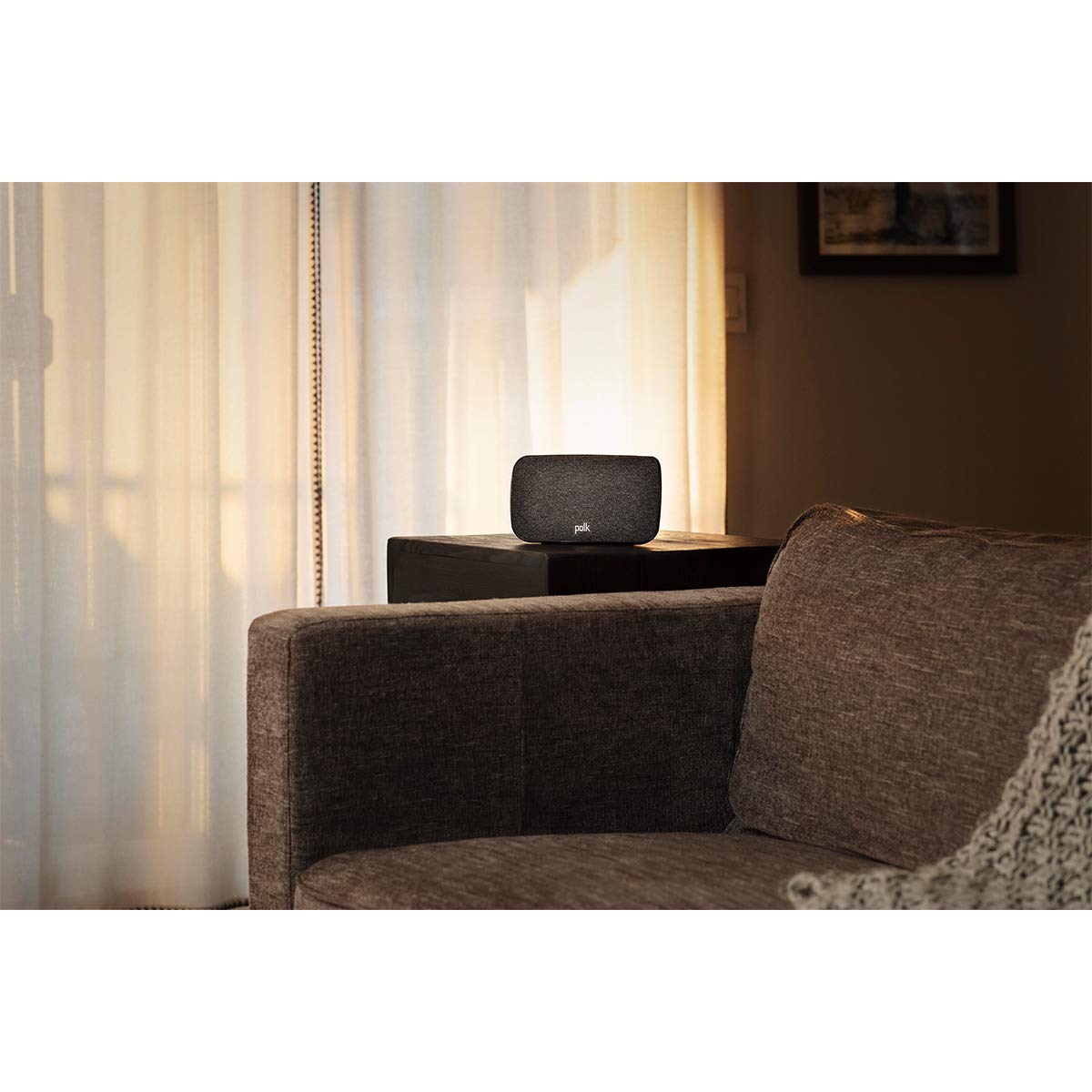 Polk Audio SR2 Wireless Surround Sound Speakers for Polk React & Magnifi Soundbars - Immersive 3D Audio, Easy Bluetooth Setup, Flexible Placement | Home Theater, Gaming & Movie Night Experience (2-Pack)