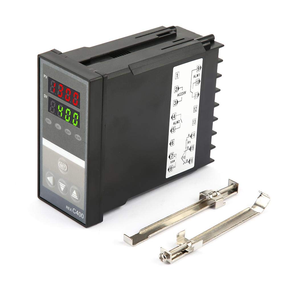 SSR Digital Temperature Controller Thermostat with Alarm Function - Precise SSR Output Temp Control for Home Brewing, Aquariums, and Greenhouses