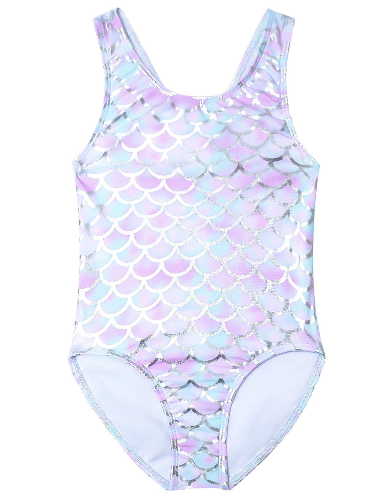 Girls Unicorn Mermaid One Piece Bathing Suit - Cute Swimwear for Toddler & Kids - Perfect for Pool, Beach & Summer Water Play
