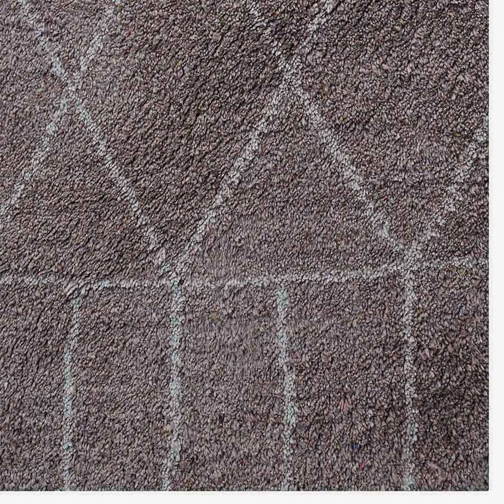 Handmade Strata Hand Knotted Wool Rug - Soft & Durable Area Rug for Living Room, Bedroom, or Office - Boho Chic Home Decor