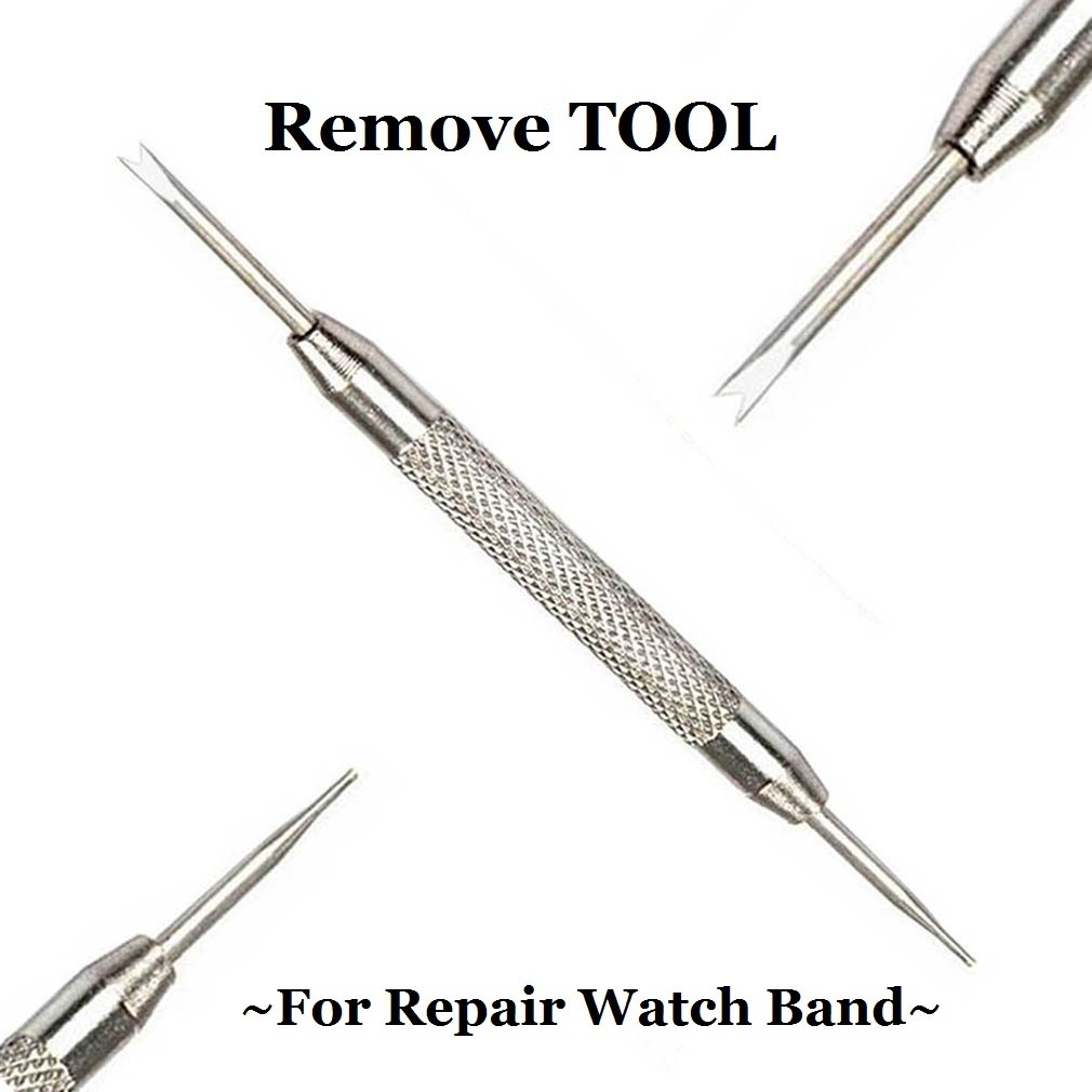 Stainless Steel Quick Release Spring Bars 6PCS - 10mm Watch Band Pins for Fitbit Inspire 2/3/HR & Ace 3 | 1.5mm Diameter with Spring Bar Tool | Easy Watch Band Replacement & Repair Accessories