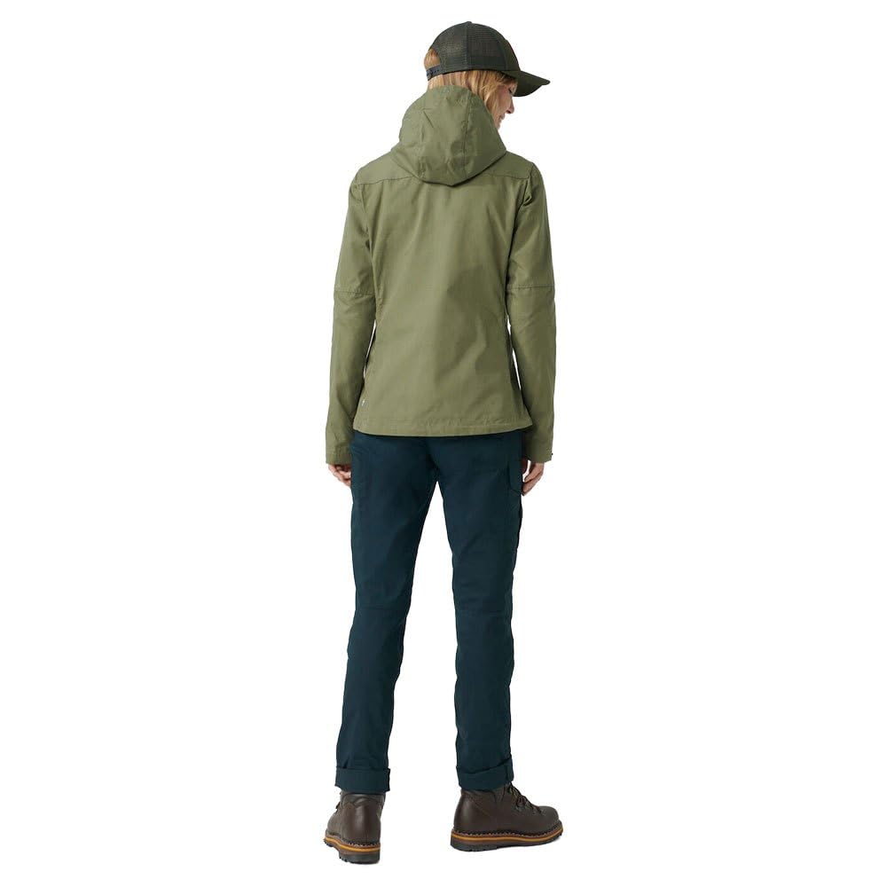 Fjallraven Stina Jacket for Women - Waterproof Outdoor Windbreaker with Hood - Perfect for Hiking, Camping & Travel