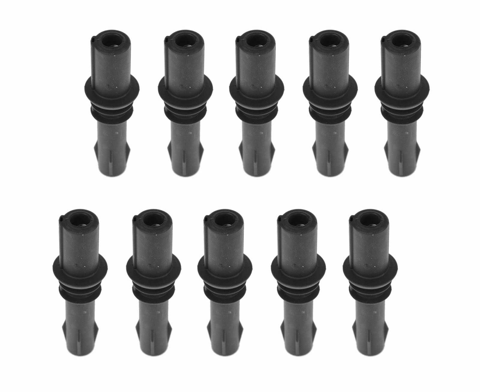 10 Pack Ignition Coil Spark Plug Boot Set Compatible with Ford Lincoln Mercury - Durable Replacement for Smooth Engine Performance