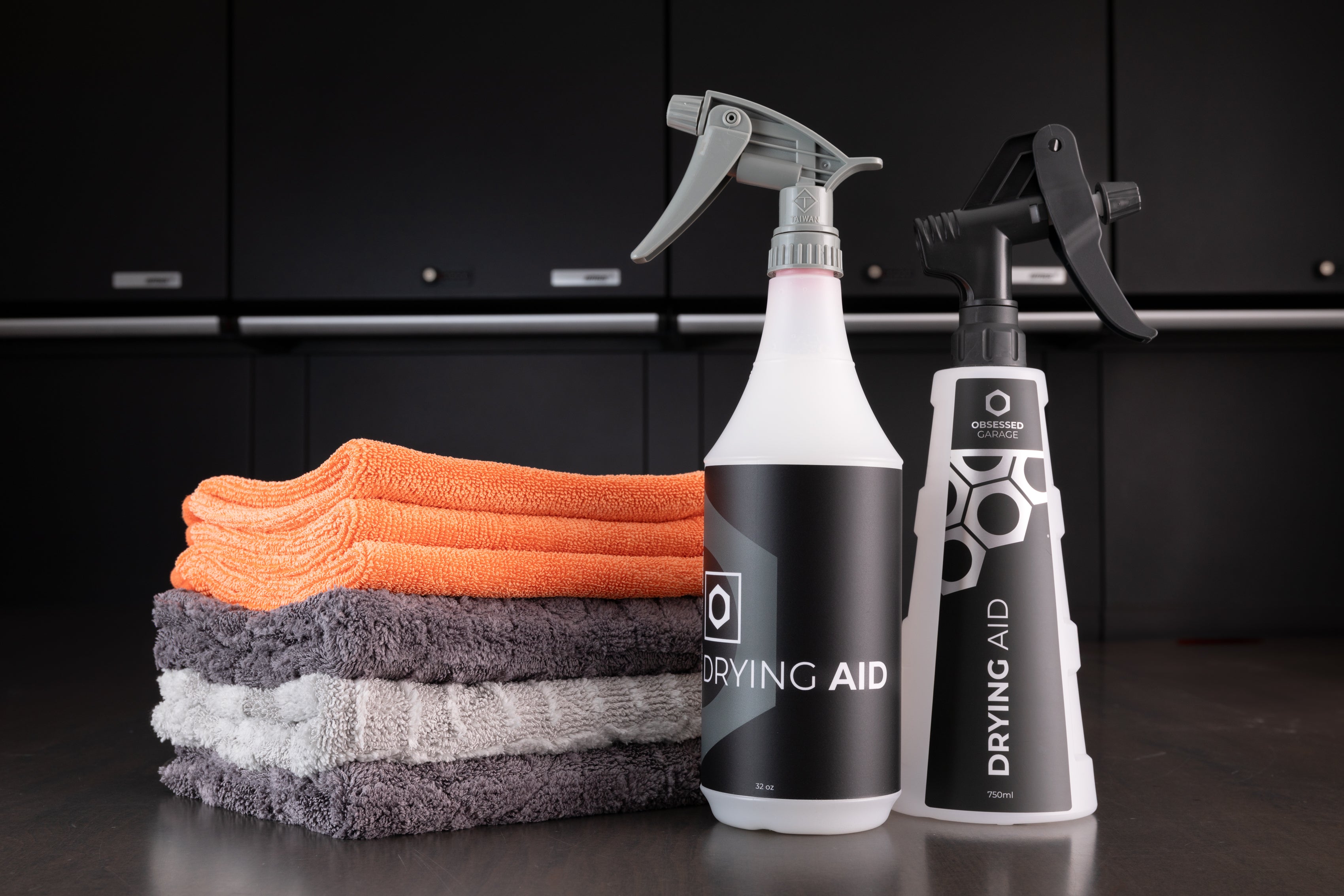 Obsessed Garage Premium Car Drying Aid - Quick & Streak-Free Waterless Car Detailing Spray - Perfect for Hand Washing, Ceramic Coated & Waxed Vehicles