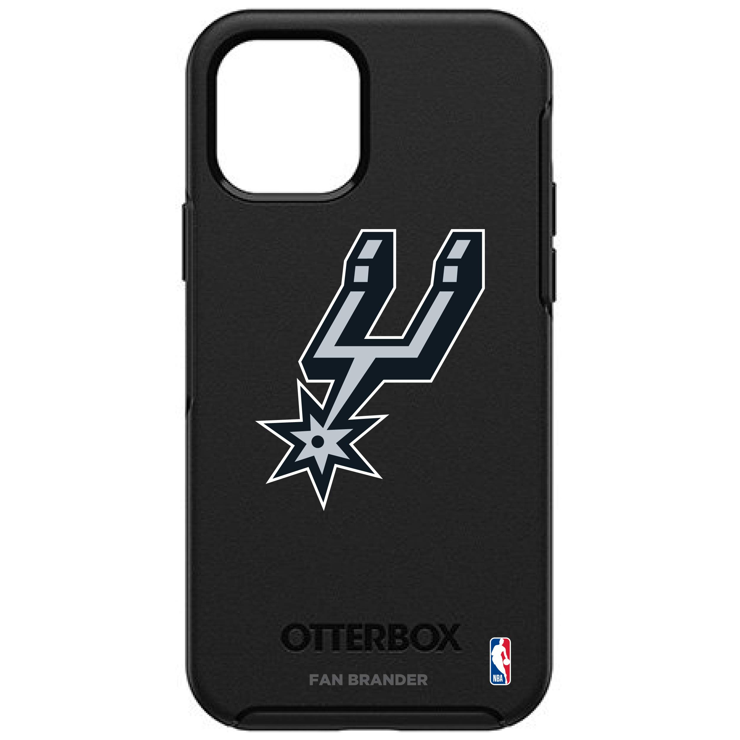 NBA OtterBox Symmetry Phone Case Compatible with Apple iPhone 13 Pro Max - San Antonio Spurs Team Design | Durable Protection for Basketball Fans & Everyday Use
