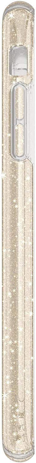 Speck Presidio Glitter iPhone Case for iPhone 8 Plus/7 Plus/6/6S Plus - Bulk Packaging - Gold Glitter Clear Protective Cover - Perfect for Everyday Use, Travel & Gift Giving