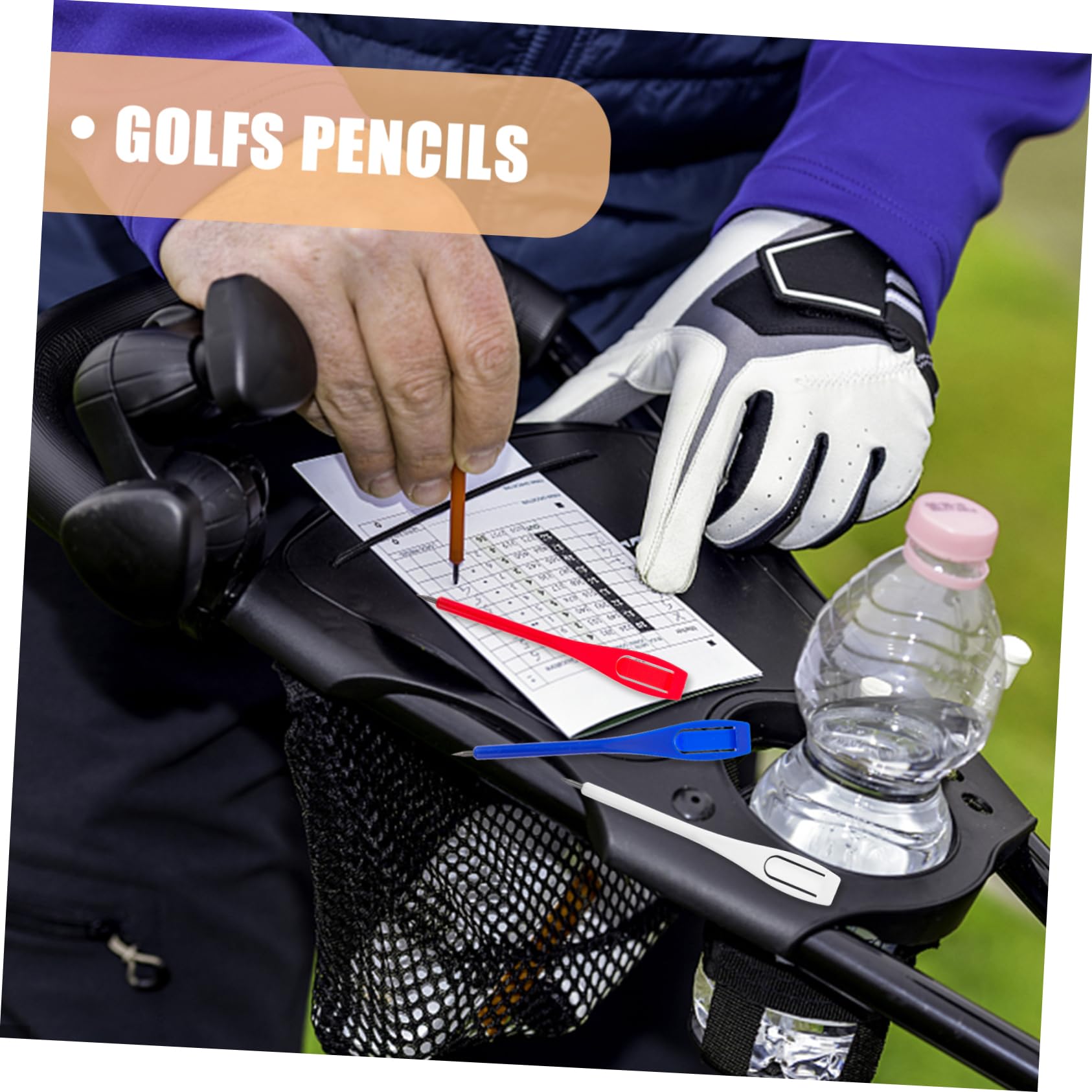 40pcs Golf Pencils - Premium Plastic Golf Scoring Pencils for Scorecards & Tournaments | Perfect for Golf Courses, Mini Golf, Driving Ranges & Sports Events
