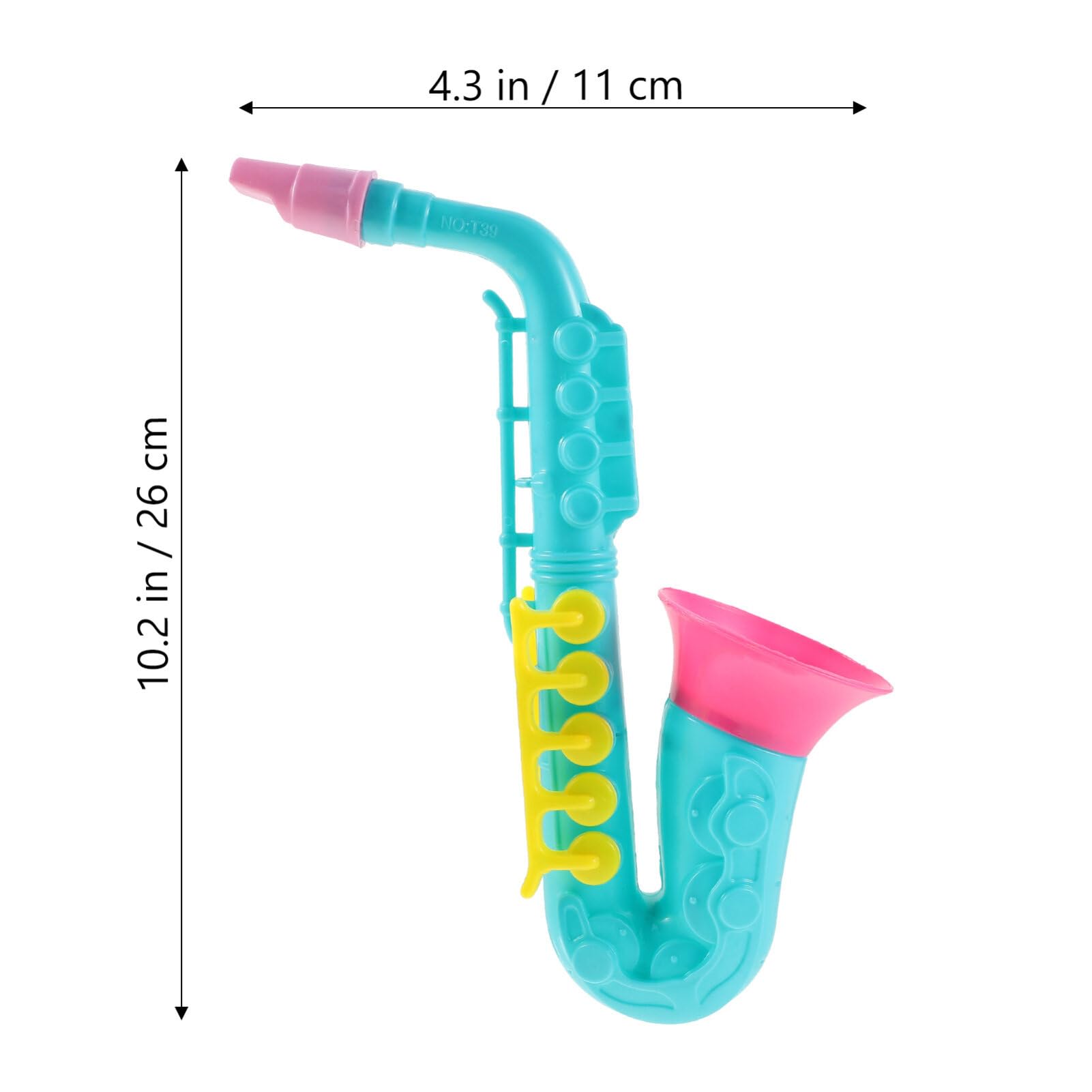 Bestoyard 4-Piece Musical Toy Set - Saxophone, Clarinet, Trumpet & Saxaboom - Kids Noise Maker Party Favors, Early Education Music Instruments for Toddlers & Children - Perfect for Birthday Parties, Classroom Activities & Pretend Play