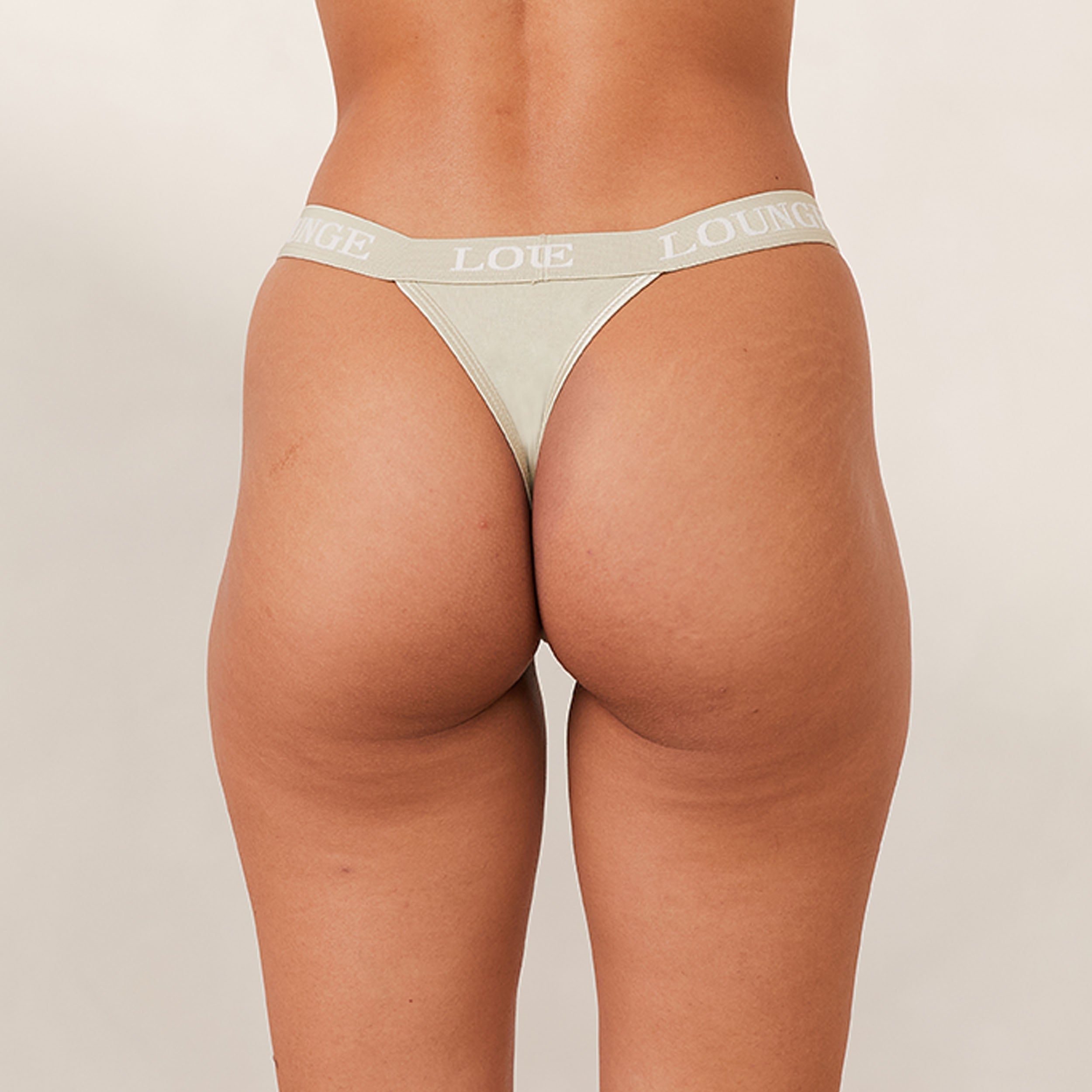 Bamboo Triangle Thong for Women - Soft & Comfortable Olive Green Underwear | Perfect for Yoga, Beach, and Everyday Wear