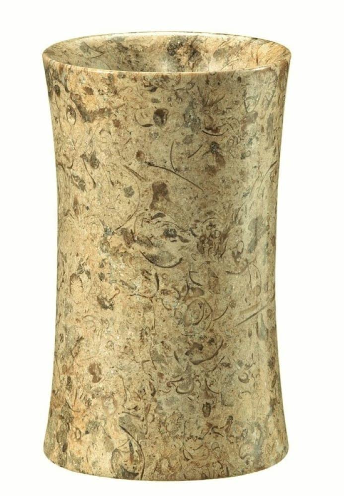 KhanImports Coral Stone Tumbler - Handcrafted 35th Wedding Anniversary Gift for Couples, Unique Coral Themed Drinkware for Home Decor & Romantic Celebrations