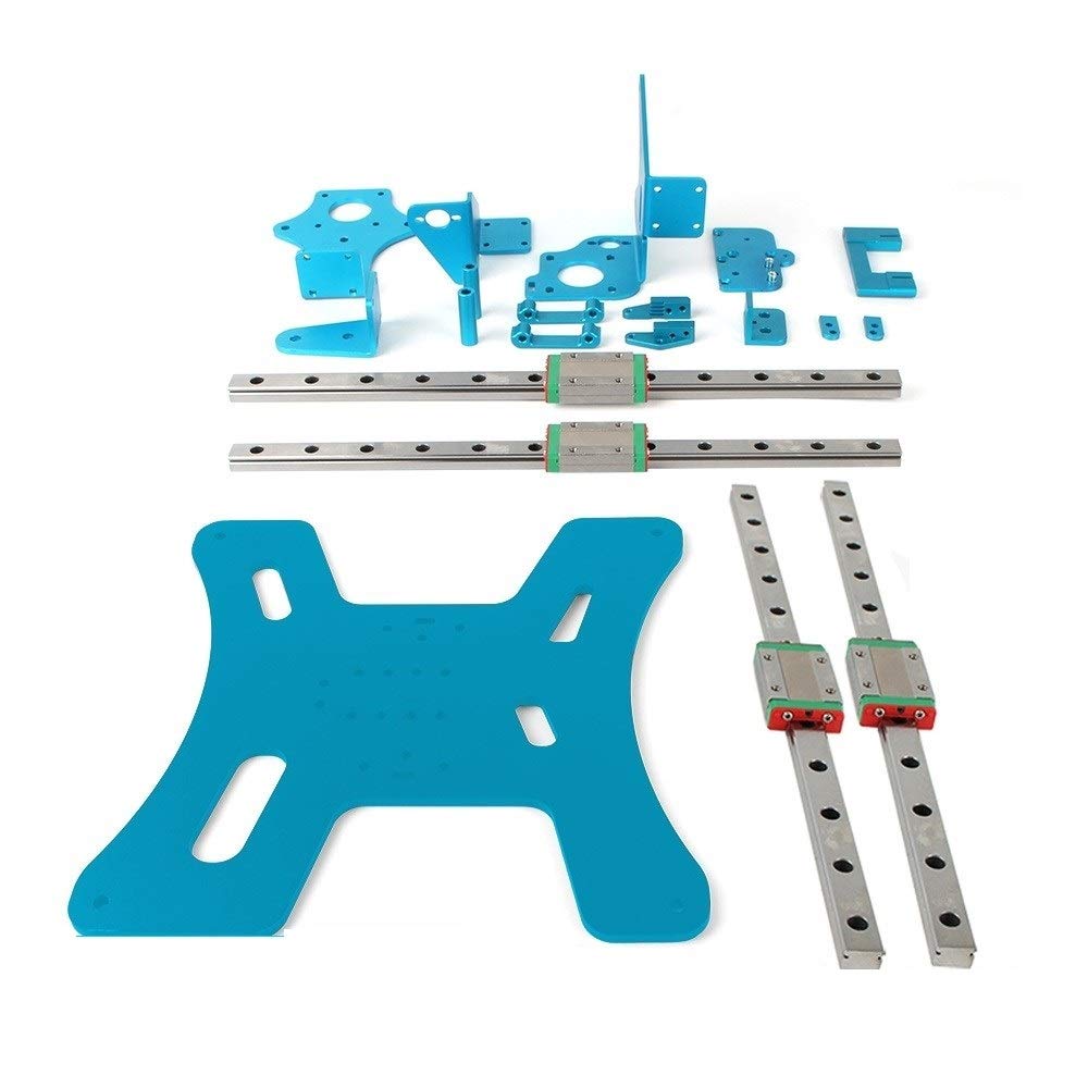 BLV Ender 3 Pro 3D Printer Upgrade Kit - X/Y Belt Screws Kit, Blue Aluminum Plates & Linear Rail | Optional 3D Printing Accessories for Enhanced Performance | Perfect for DIY 3D Printing Projects & Professional Use
