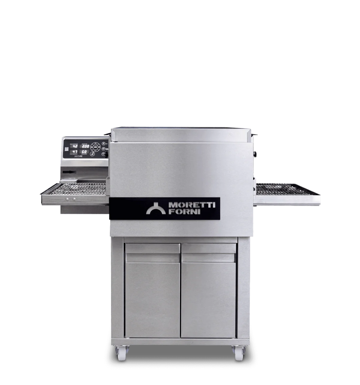 AMPTO X Electric Conveyor Pizza Oven - Commercial Ventless 24x16x3 Inch Chamber, 16-Inch Belt (Model T64EV1) for Restaurants, Pizzerias & Catering Businesses