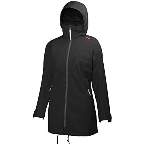 Helly Hansen Women's Laurel Long Waterproof Rain Jacket - Lightweight, Breathable & Windproof for Outdoor Hiking, Camping & Commuting
