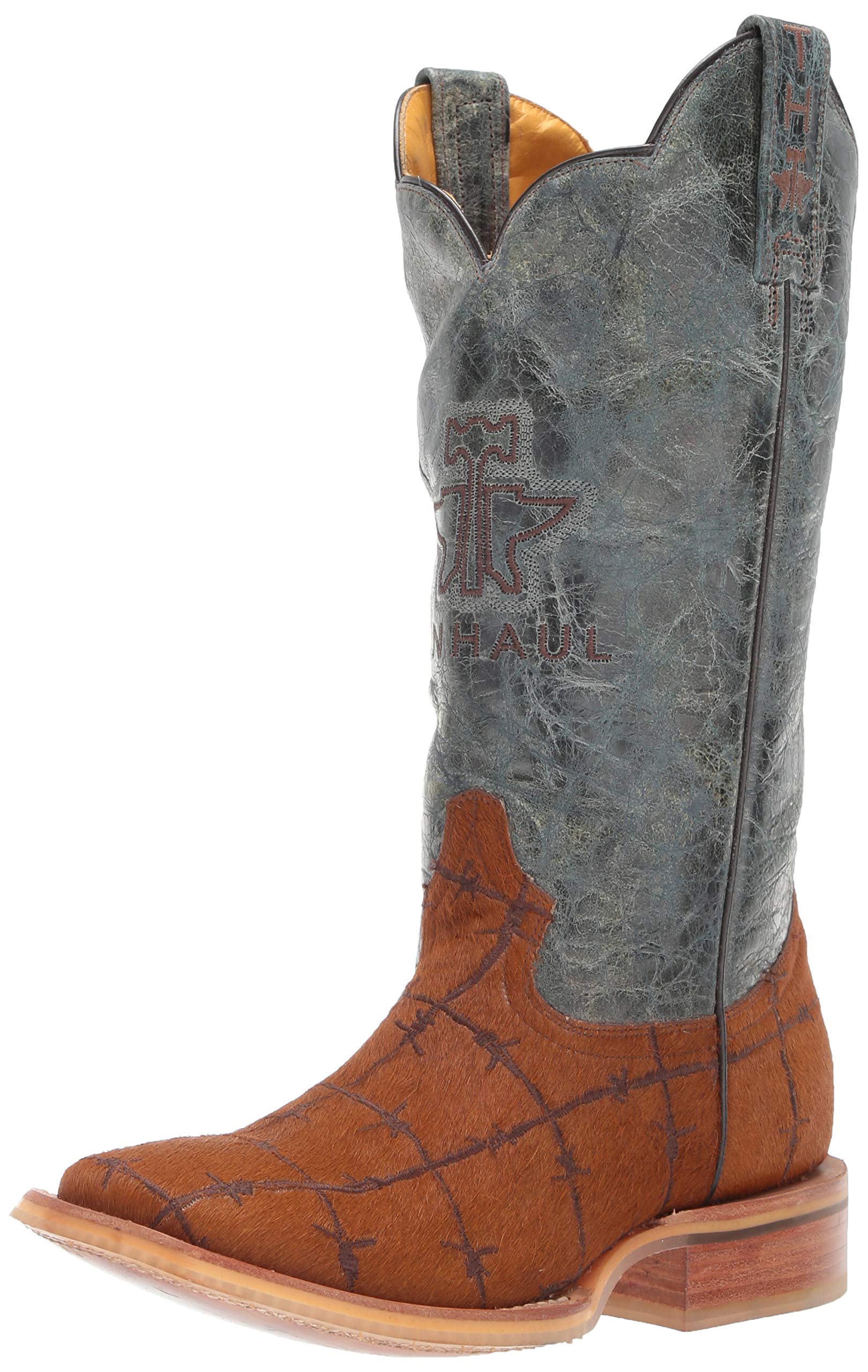 Men's Hairy Metal Western Boots by Tin Haul - Authentic Cowboy Boots for Country Style & Rodeo Events - Perfect for Line Dancing, Horseback Riding & Western Fashion