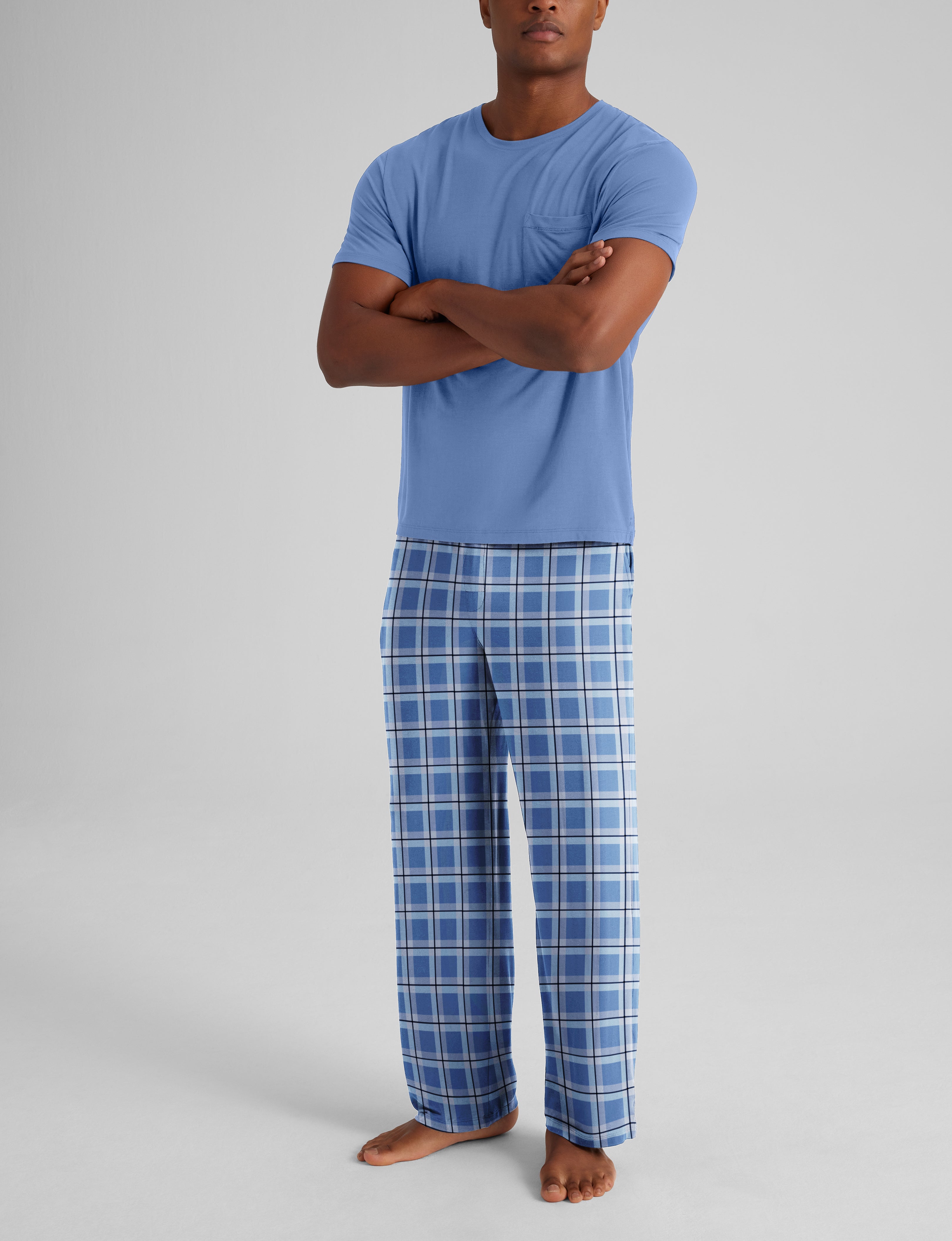 Second Skin Sleep Pocket Tee & Pant Set - Ultra Soft Pajama Set for Women - Perfect for Lounging, Sleeping & Travel