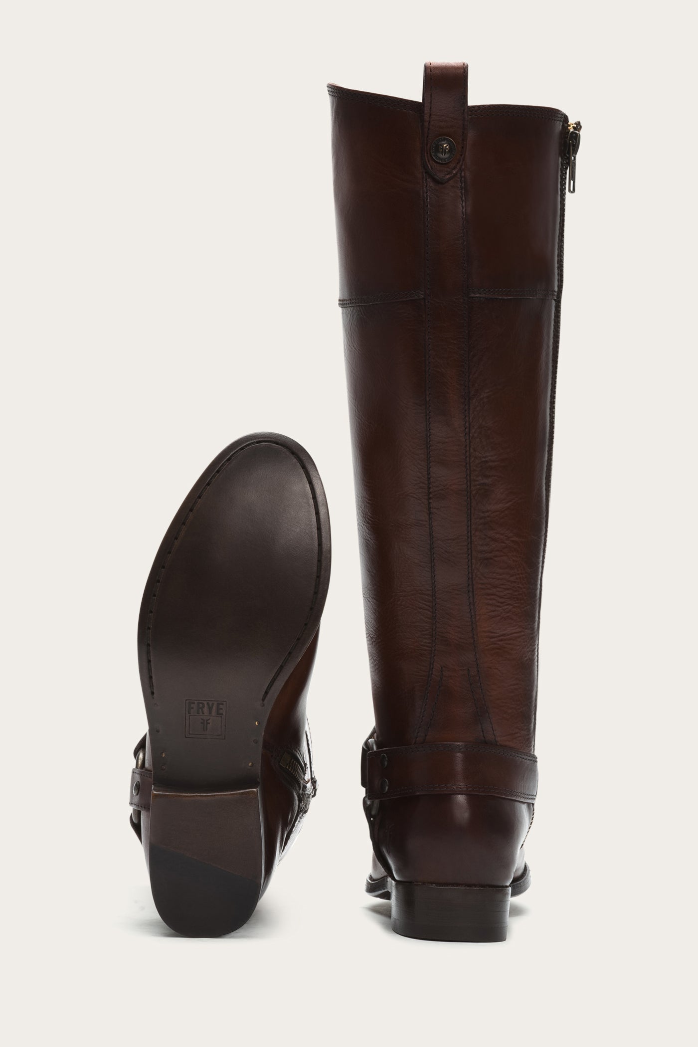 Melissa Harness Inside Zip Wide Calf Boots - Pre-Owned Women's Fashion Boots for Wide Calves | Perfect for Fall, Winter & Casual Outfits
