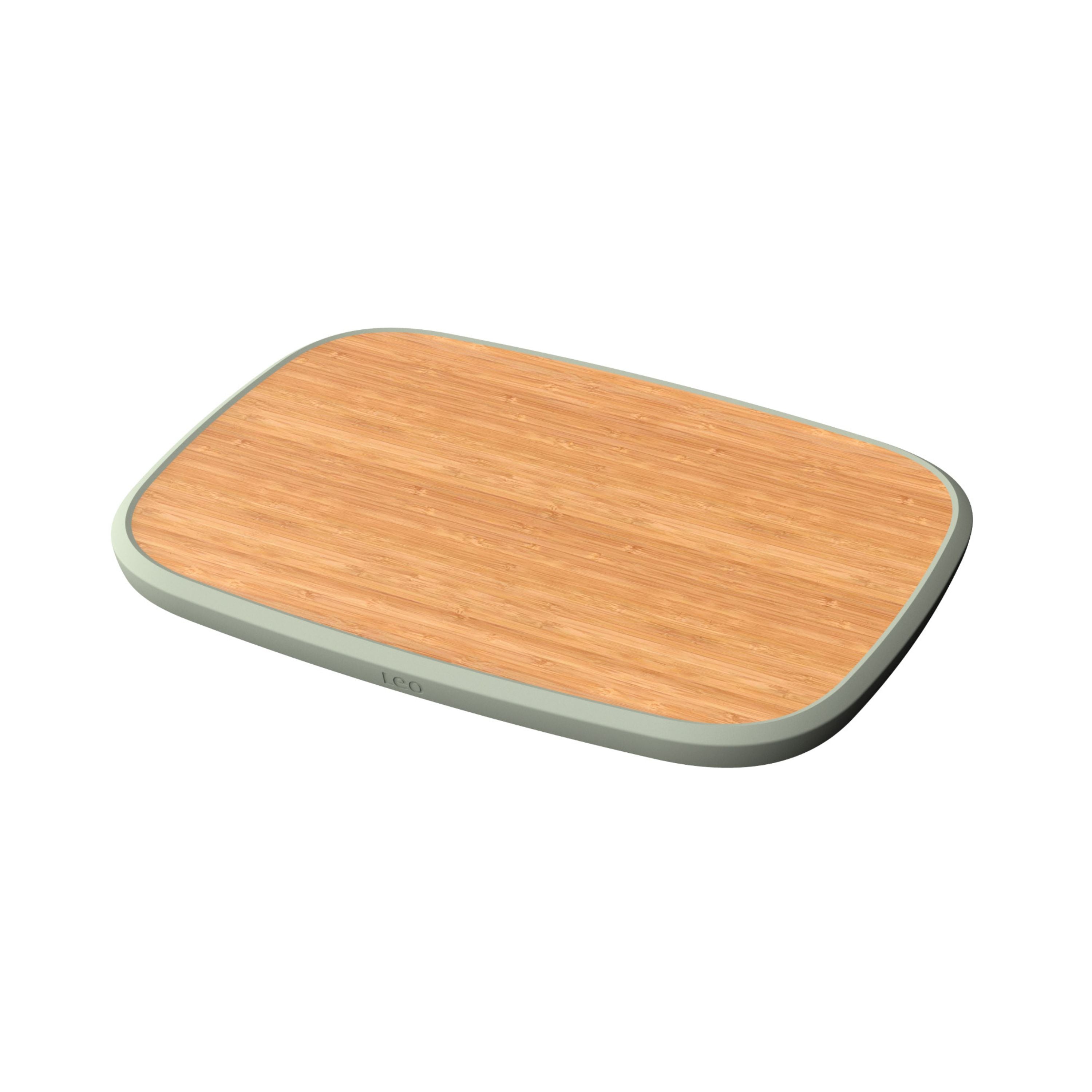 BergHOFF Balance Bamboo Large Cutting Board 14.5 Inch | Eco-Friendly Recycled Material | Perfect for Kitchen Prep, Charcuterie Boards & Serving Platters