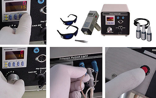 SPL800 Super Pulse Light System - Professional Hair Removal, Spider Vein & Wrinkle Treatment, Tattoo Removal Machine for Home & Salon Use
