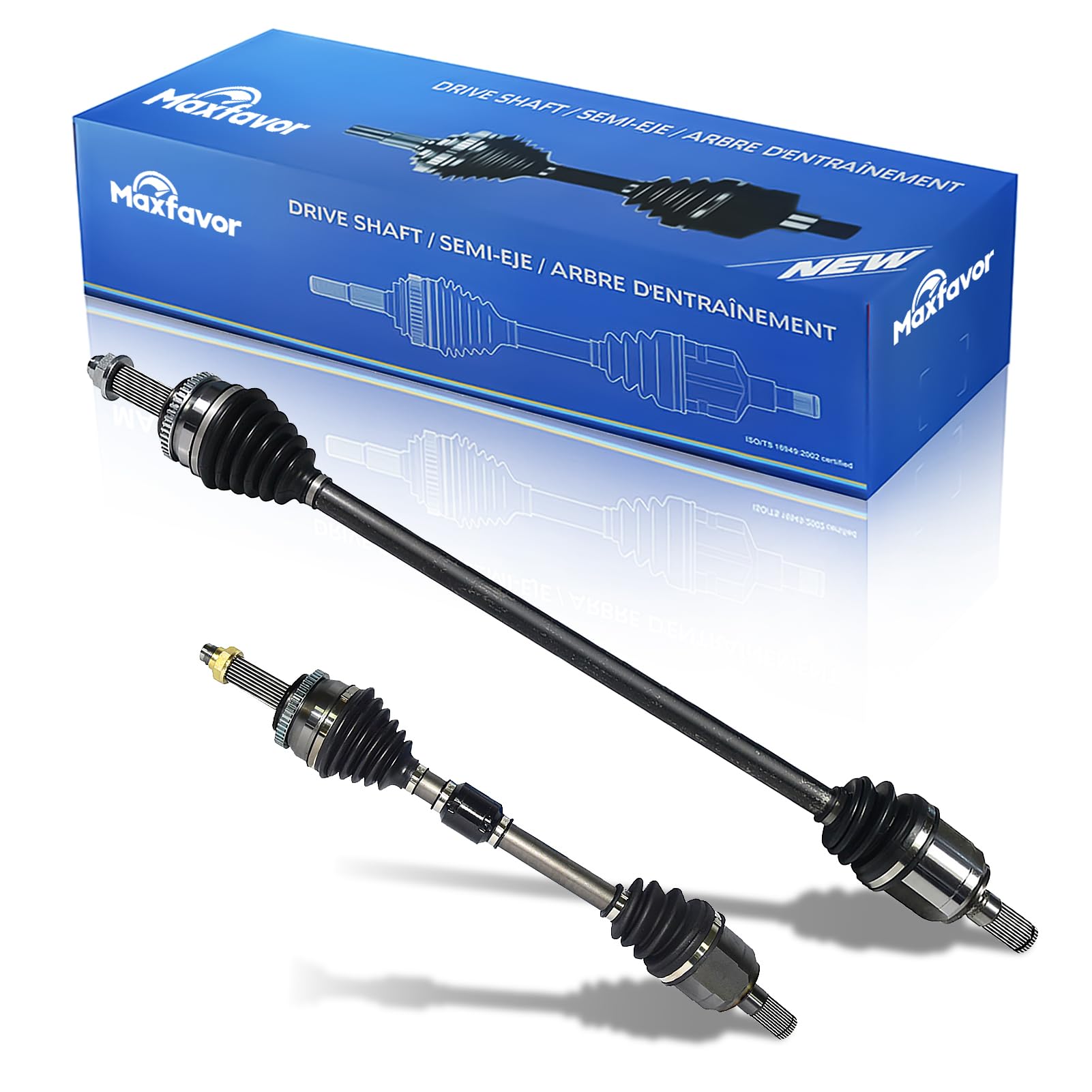 High-Quality CV Axle Shaft Assembly for 2011-2013 Kia Forte/Forte Koup EX LX - Automatic Transmission CV Joint Axle Shaft FWD Front Driver & Passenger Side - Perfect for Smooth Ride & Vehicle Maintenance