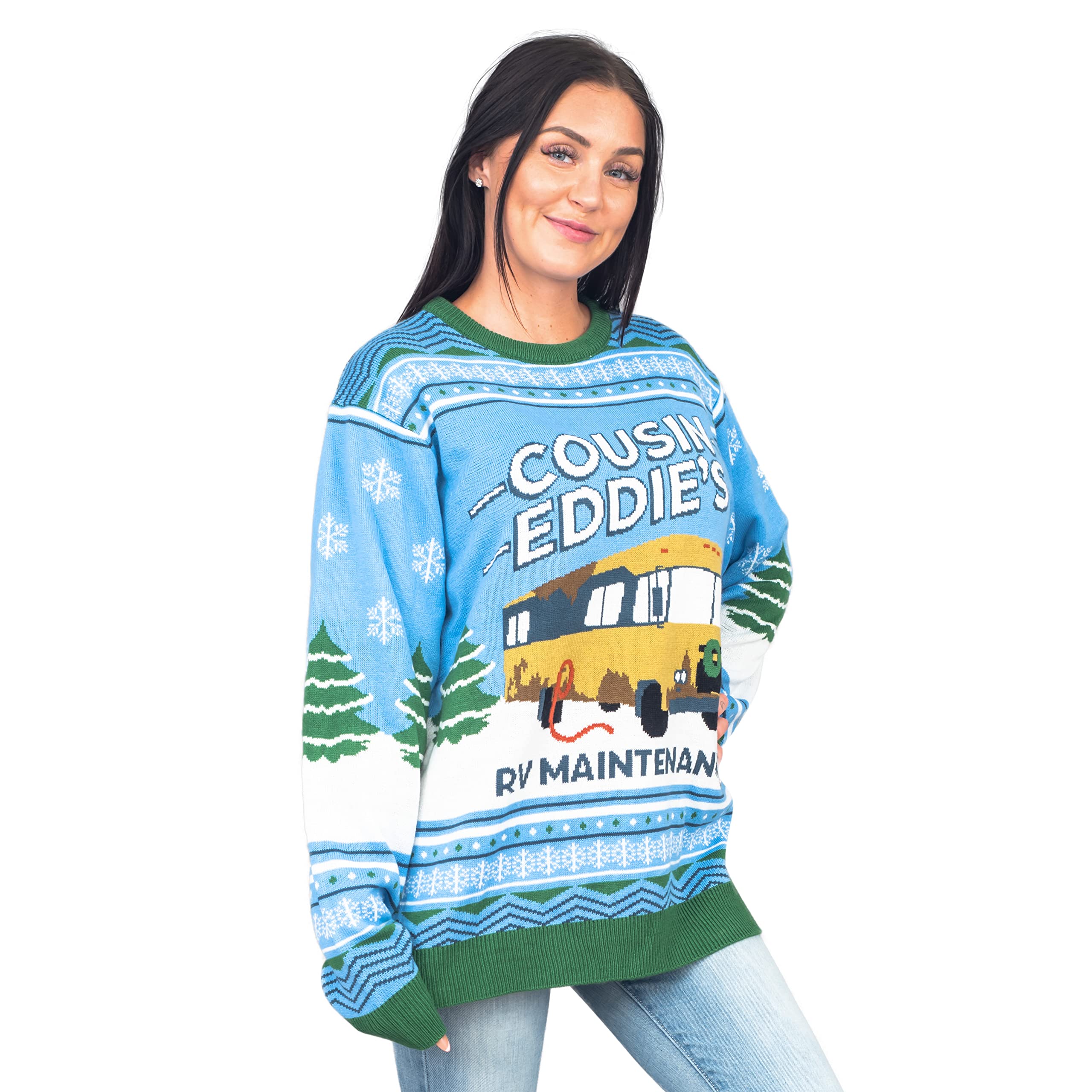 Vacation Movie The Jolliest Bunch Red Ugly Christmas Sweater - Funny Holiday Party Outfit for Christmas Gatherings & Festive Celebrations