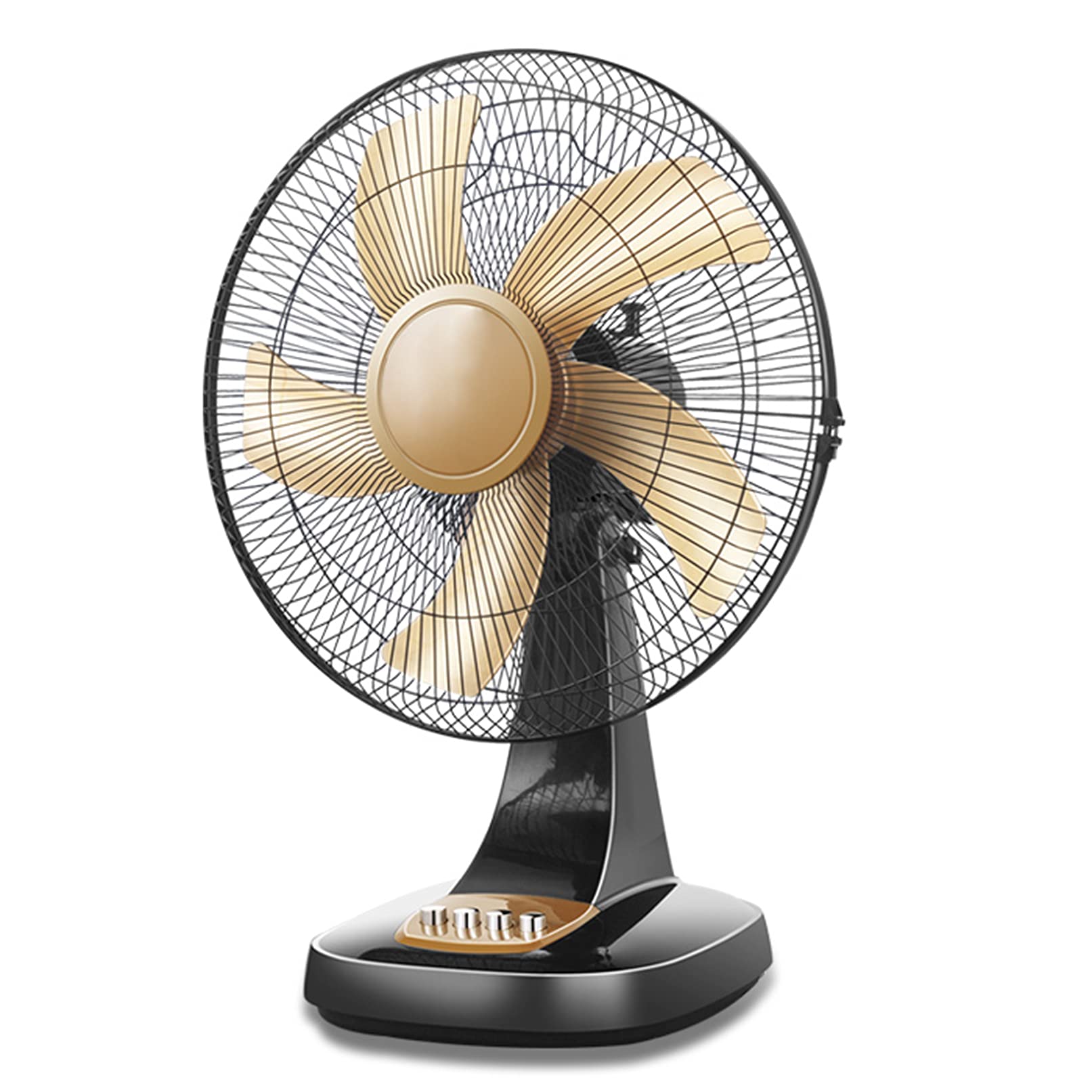 Portable Rechargeable Fan - 7-12 Hours Battery Life, USB Table Fan for Camping, Travel, Office & Home Use | Oscillating Standing Fan with 3 Speeds for Cooling Comfort