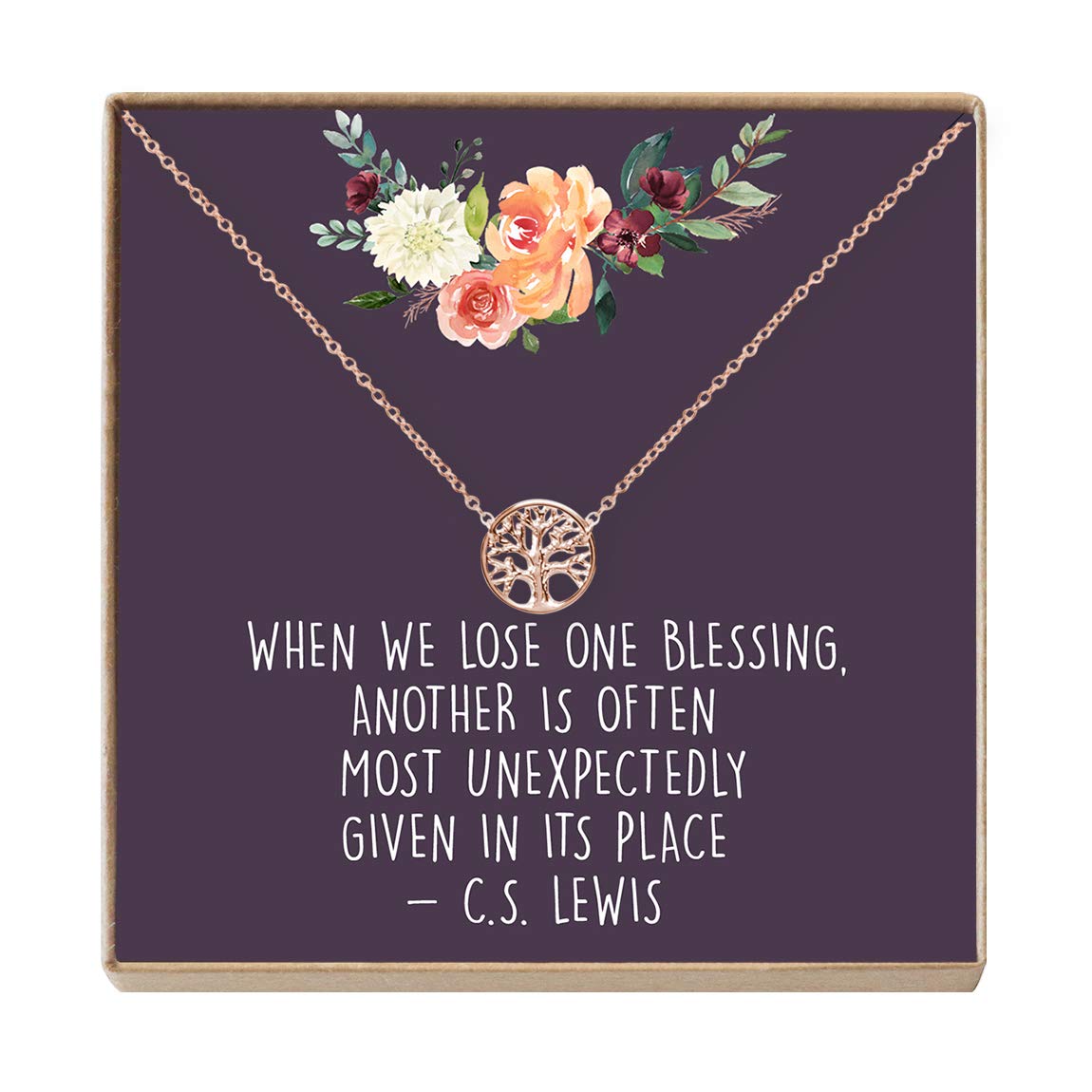 Sympathy Necklace for Loss of Father - Sterling Silver Pendant Gift for Women | Memorial Jewelry for Grieving