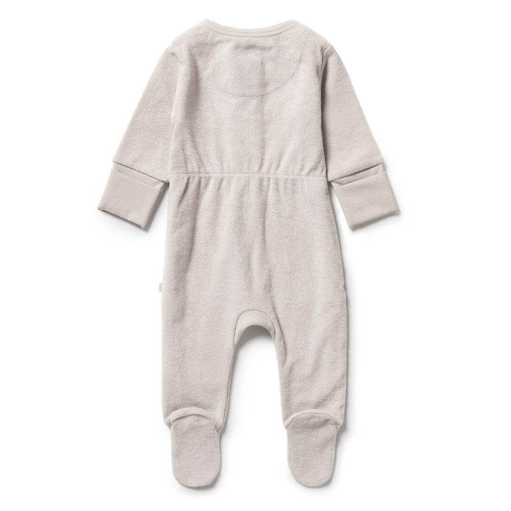 Organic Baby Terry Zipsuit - Soft & Breathable Cotton Romper for Newborns & Infants | Perfect for Playtime, Sleep & Everyday Comfort