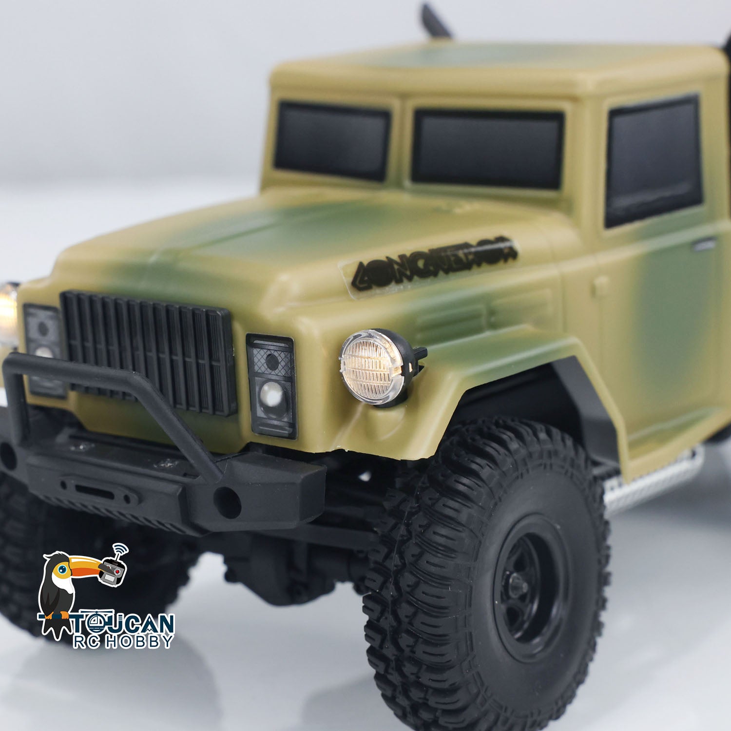 1/18 Scale Hobby Plus 6x6 RC Rock Crawler - Remote Control Electric Off-Road Vehicle with 4WD, Waterproof & All-Terrain Tires - Perfect for Outdoor Adventure, Rock Climbing Simulation, and Hobby Model Collectors (Great Gift for Kids & Adults)