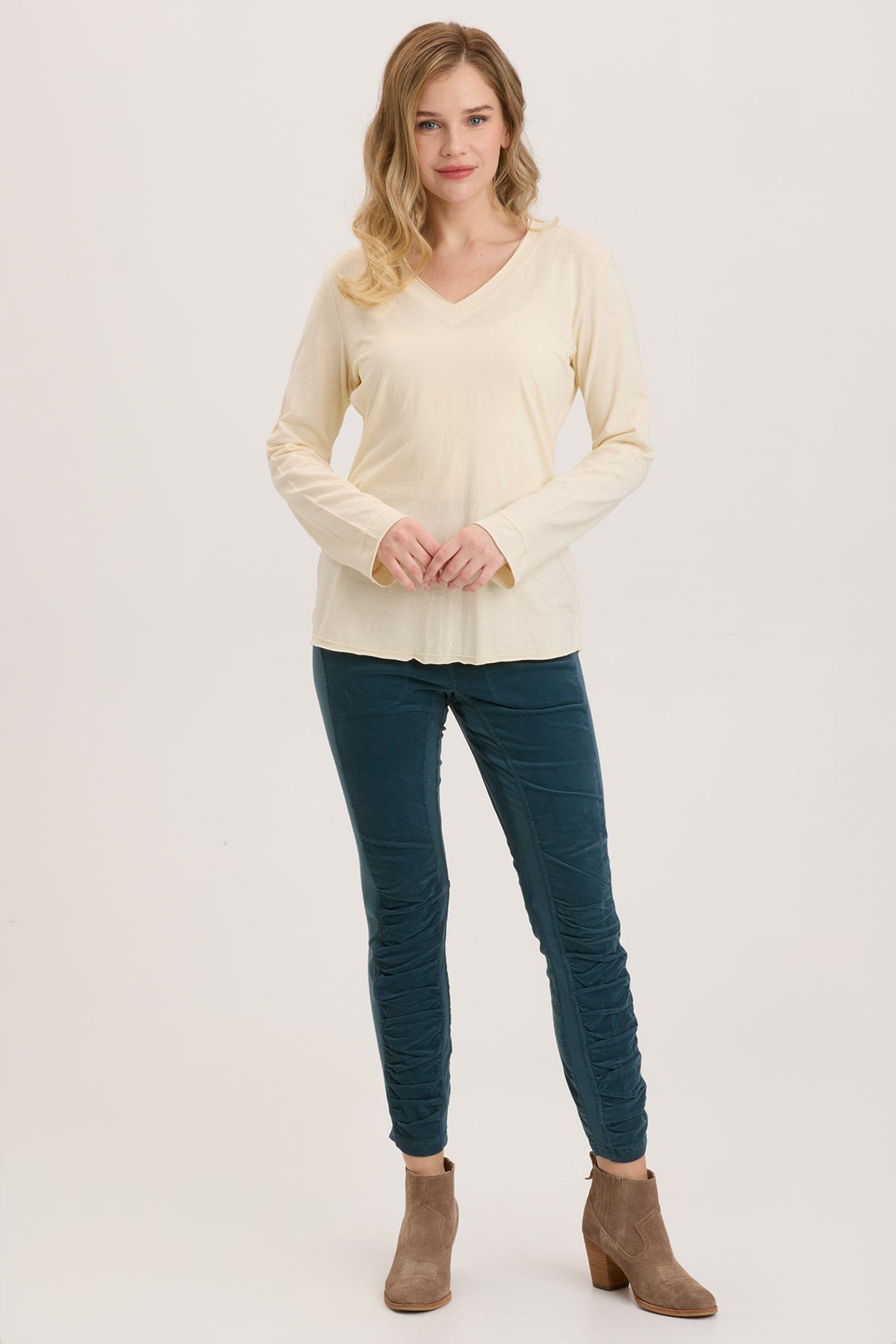 Trina Top Toasted Almond Women's Casual Blouse - Soft & Comfortable Summer Tops for Women | Perfect for Office Wear, Date Night & Weekend Outfits