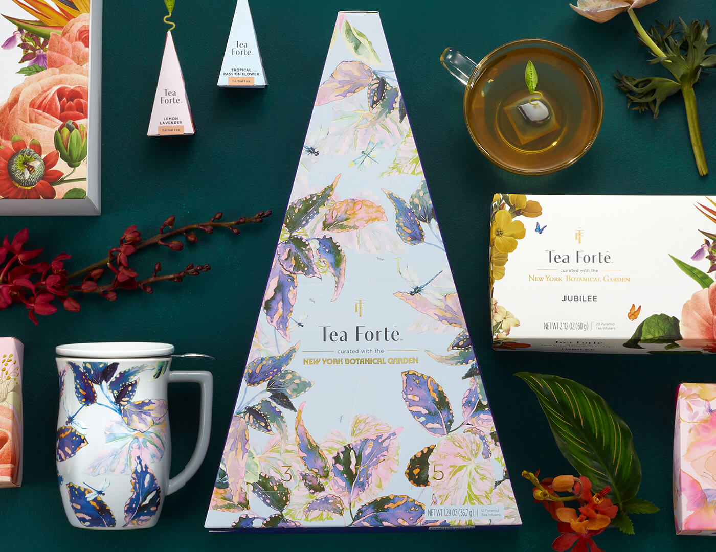 Demoiselle Advent - 12 Days of Blissful Tea Collection | Premium Holiday Tea Gift Set for Her | Perfect for Christmas Countdown, Cozy Evenings & Tea Lovers